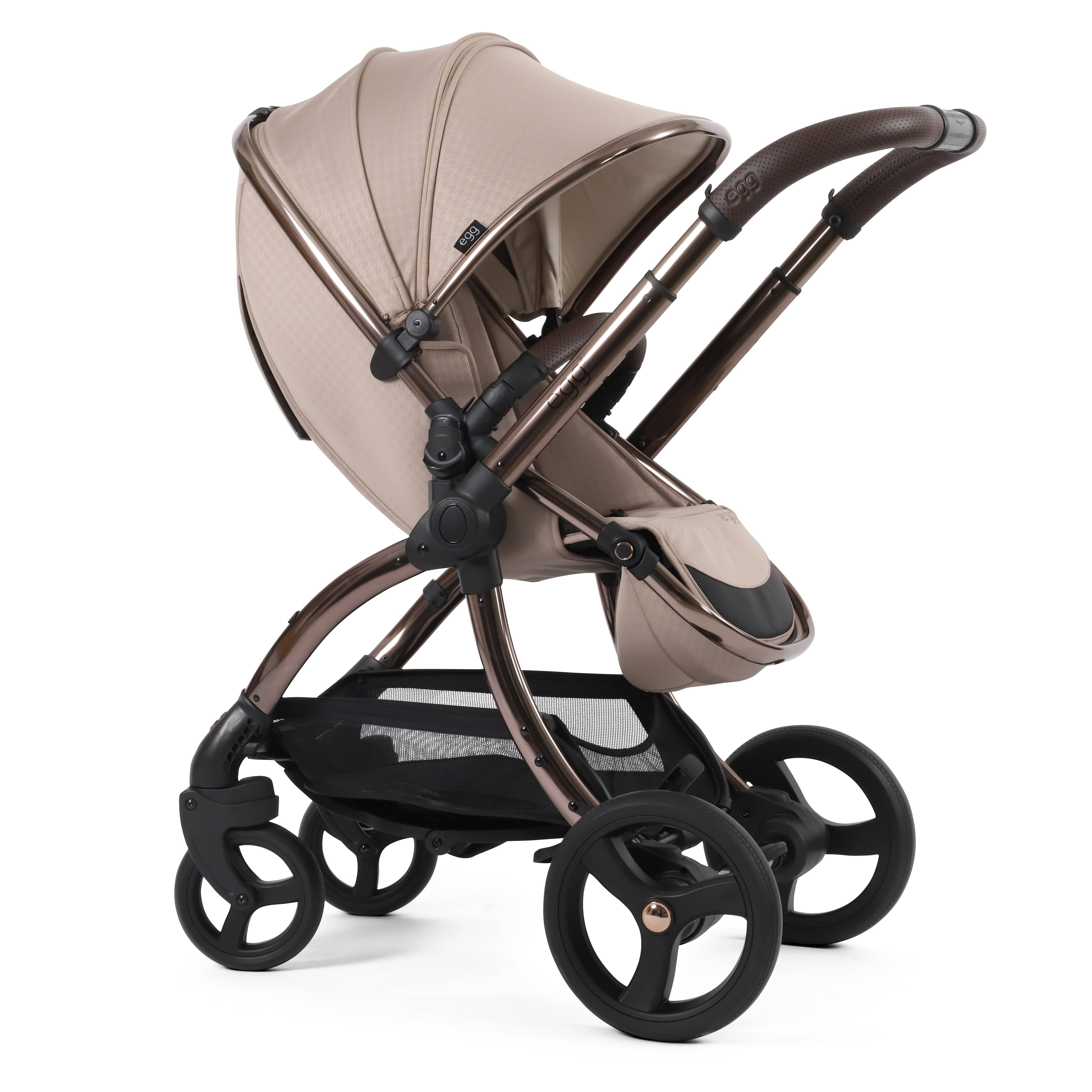 egg travel systems egg3 Luxury Maxi-Cosi Travel System Bundle - Houndstooth Almond
