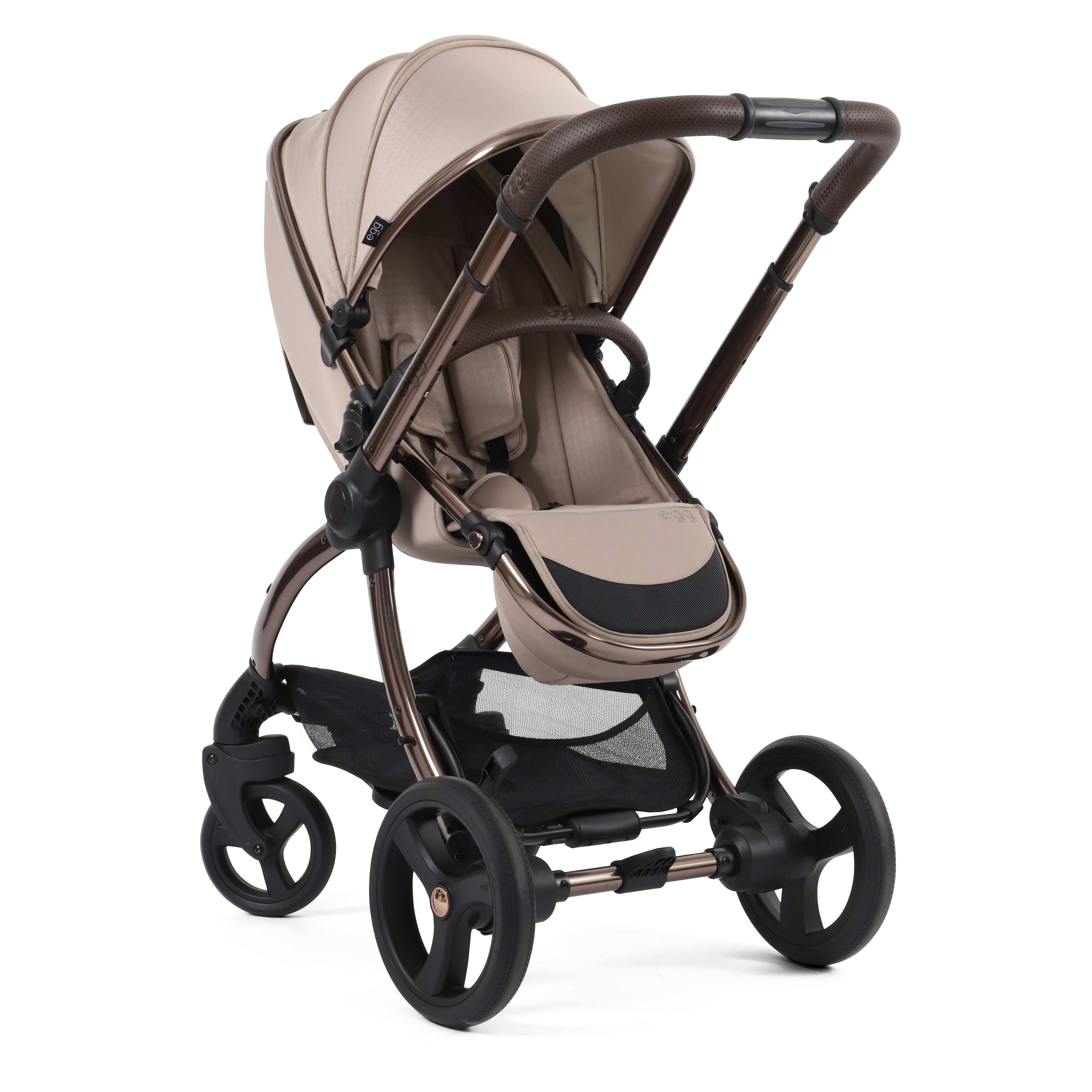 egg travel systems egg3 Luxury Maxi-Cosi Travel System Bundle - Houndstooth Almond