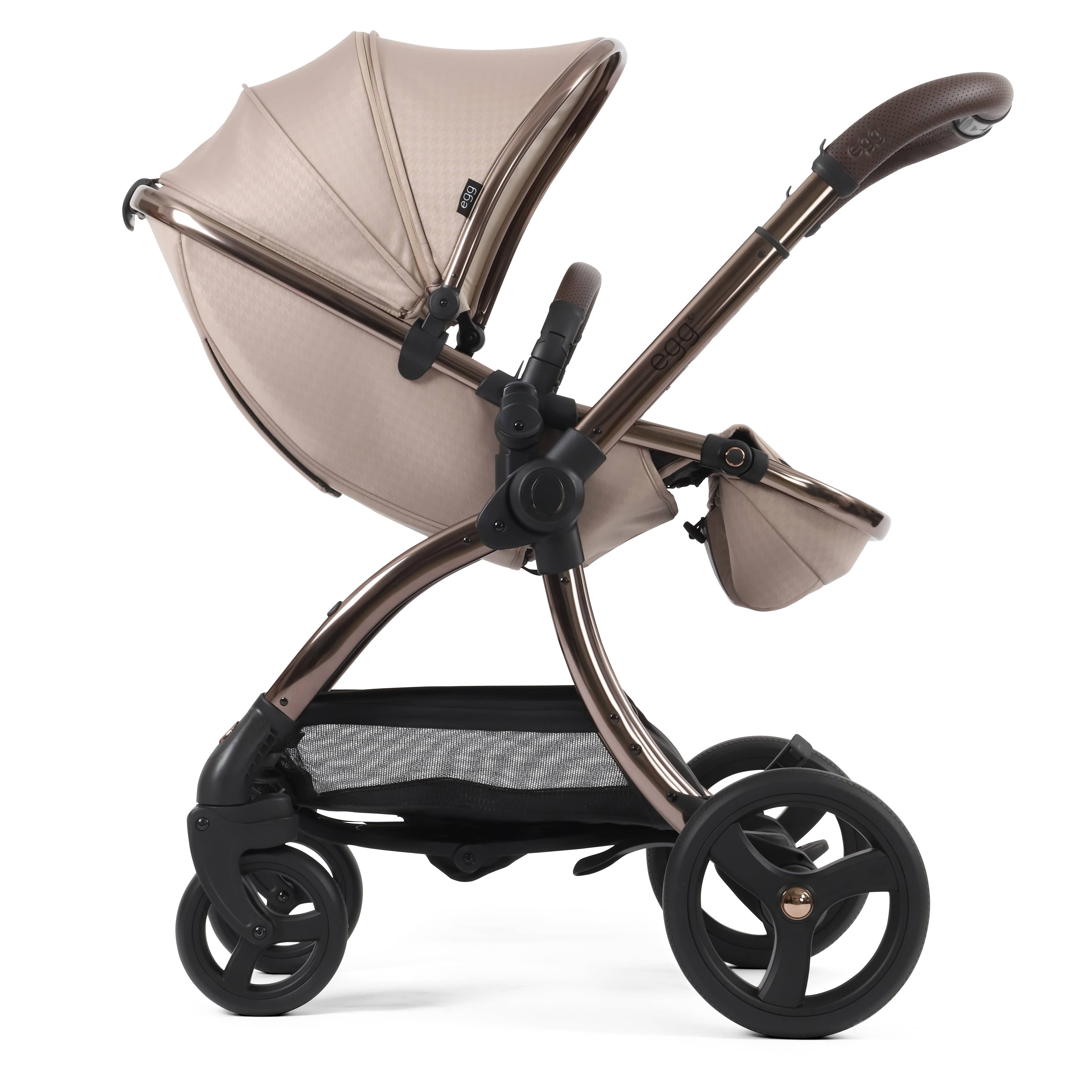 egg travel systems egg3 Luxury Maxi-Cosi Travel System Bundle - Houndstooth Almond