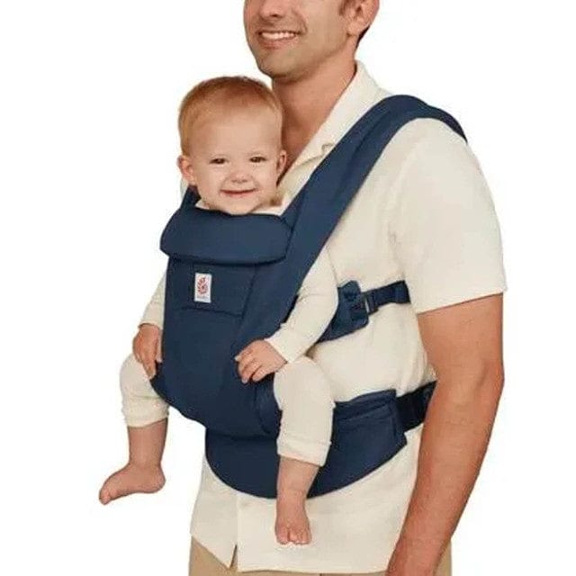 Ergobaby baby carriers Ergobaby Omni Deluxe Cotton - Midnight Blue BCODCMIDBLU