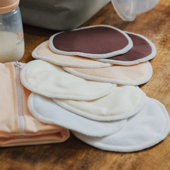 Fraupow feeding & weaning Fraupow Reusable Nursing Pads x8 0722-NURPADS