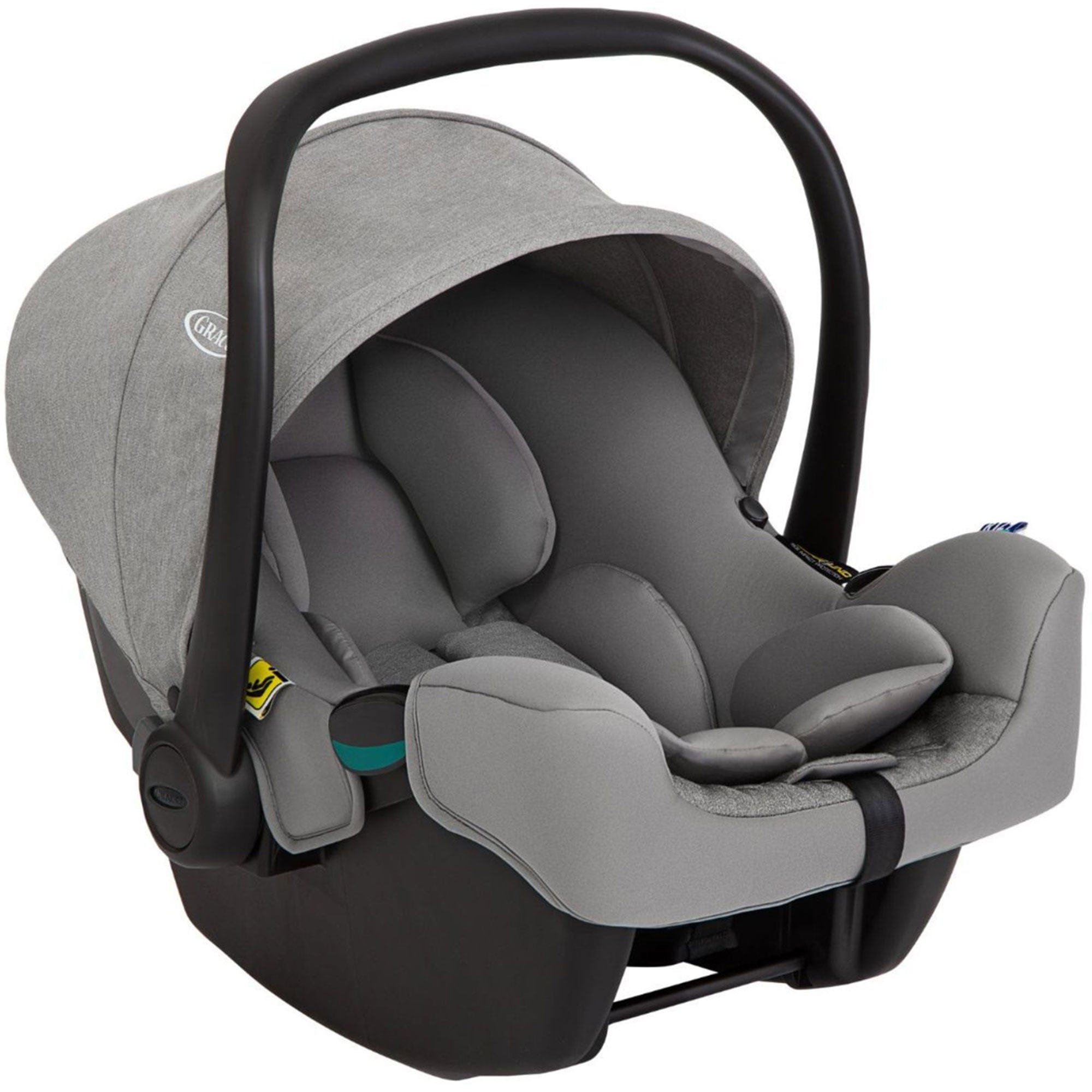 Graco Pushchairs & Buggies Graco Near2Me DLX Trio inc. Pushchair, Carrycot and Snuglite in Ash GT1910AAASH000