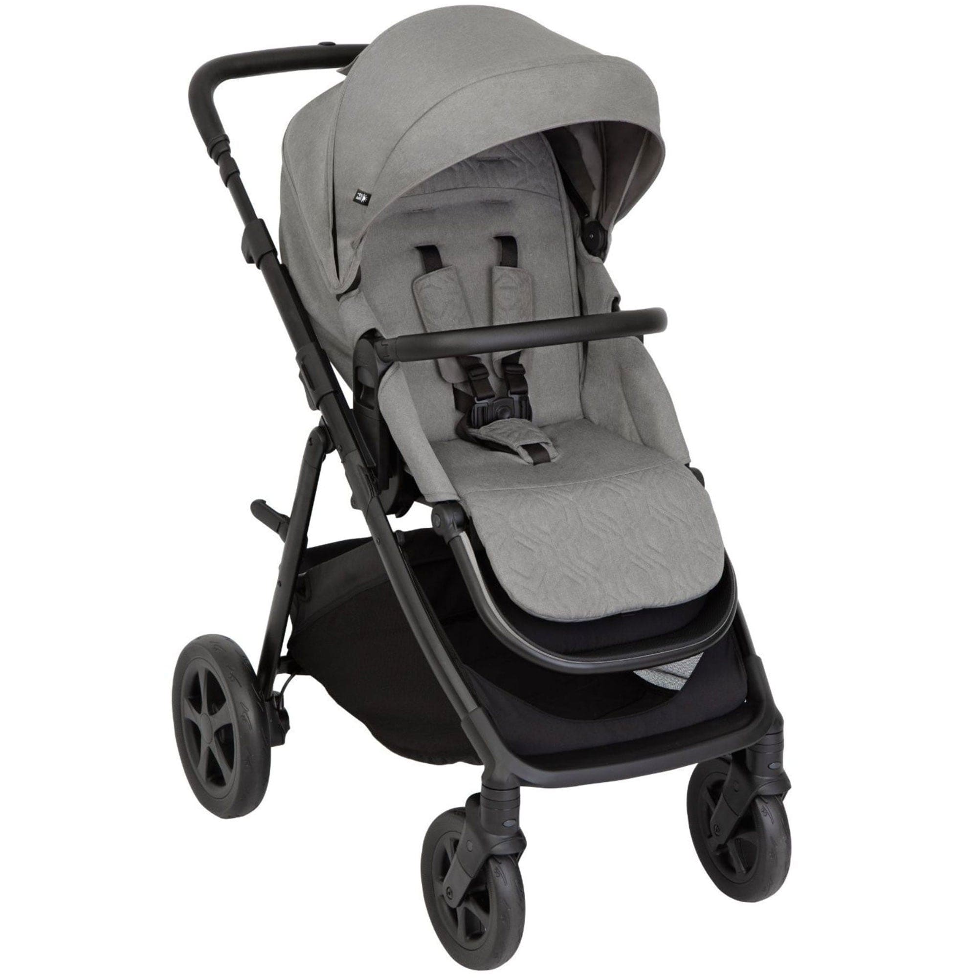 Graco Pushchairs & Buggies Graco Near2Me DLX Trio inc. Pushchair, Carrycot and Snuglite in Ash GT1910AAASH000