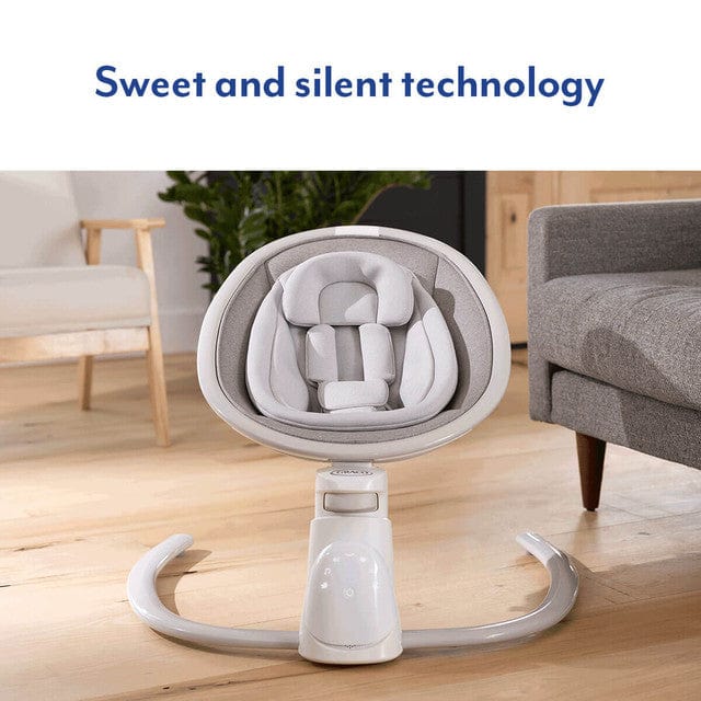 Graco rocking bouncing cradles Graco Sway N Grow Bluetooth Soother - Heather 1AV999HTHEU