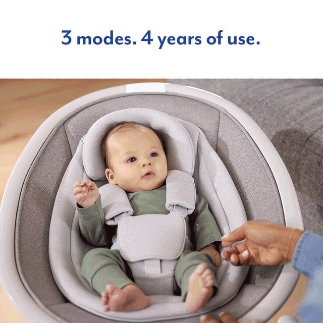 Graco rocking bouncing cradles Graco Sway N Grow Bluetooth Soother - Heather 1AV999HTHEU