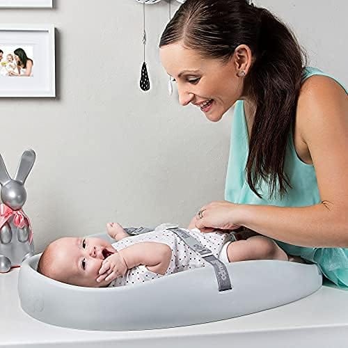 Hippychick baby low chairs Bumbo Changing Pad- Cool Grey