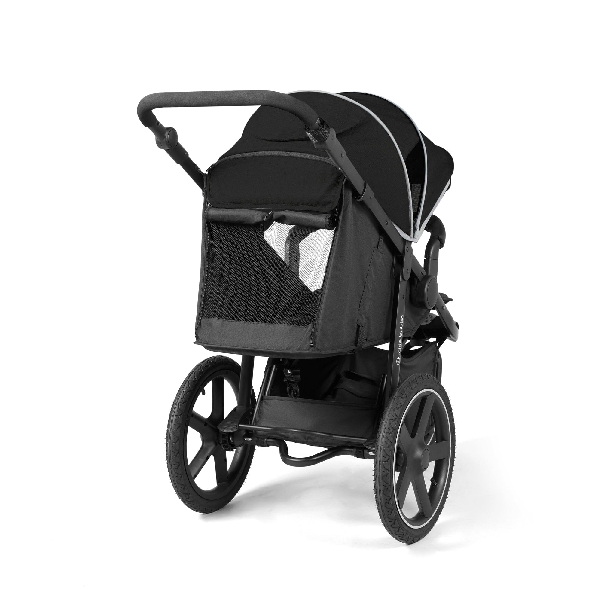 Ickle Bubba 3 wheel pushchairs Ickle Bubba Venus Max Jogger Stroller - Black/Black 18-004-200-001