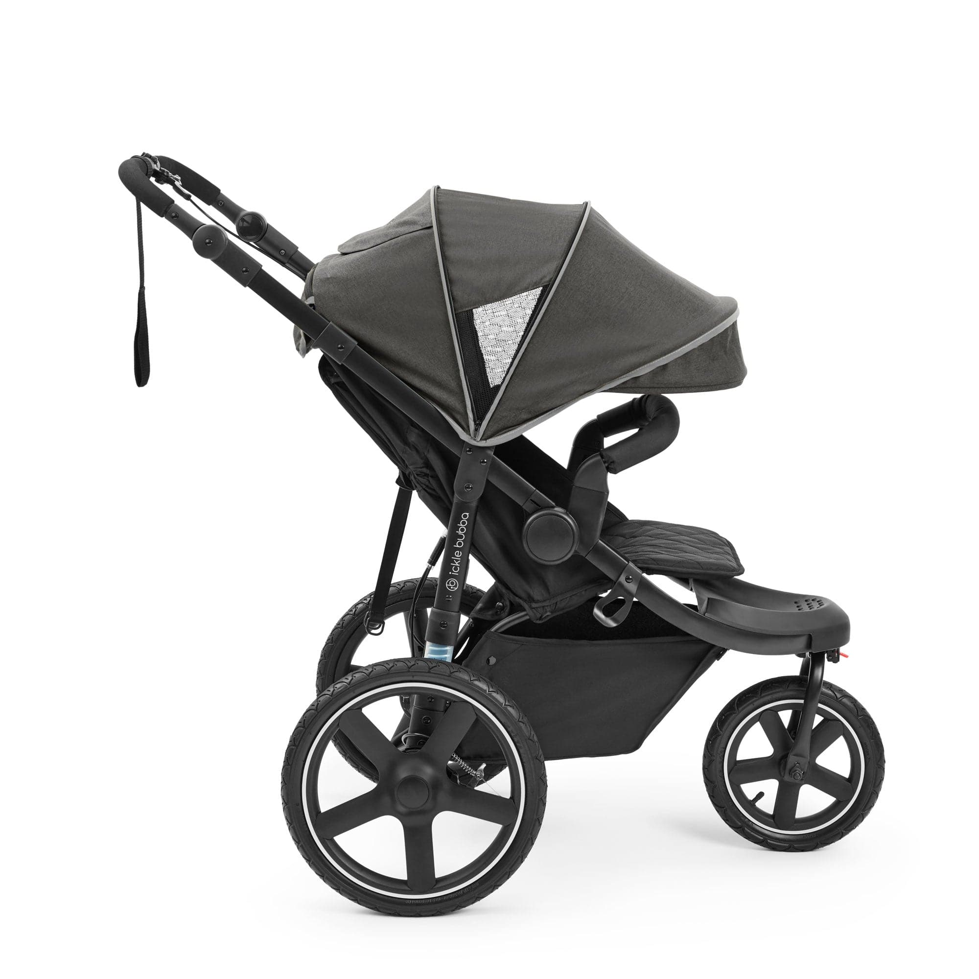 Ickle Bubba 3 wheel pushchairs Ickle Bubba Venus Jogger Pro Max Stroller - Charcoal Grey 18-005-200-148