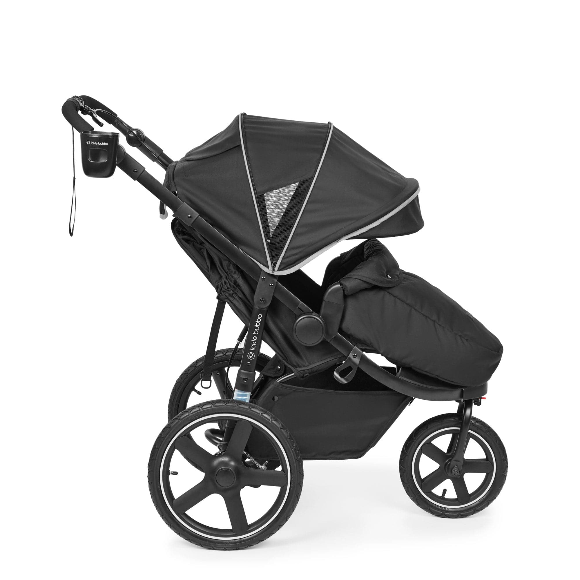Ickle Bubba 3 wheel pushchairs Ickle Bubba Venus Jogger Pro Max Stroller - Midnight 18-005-200-038