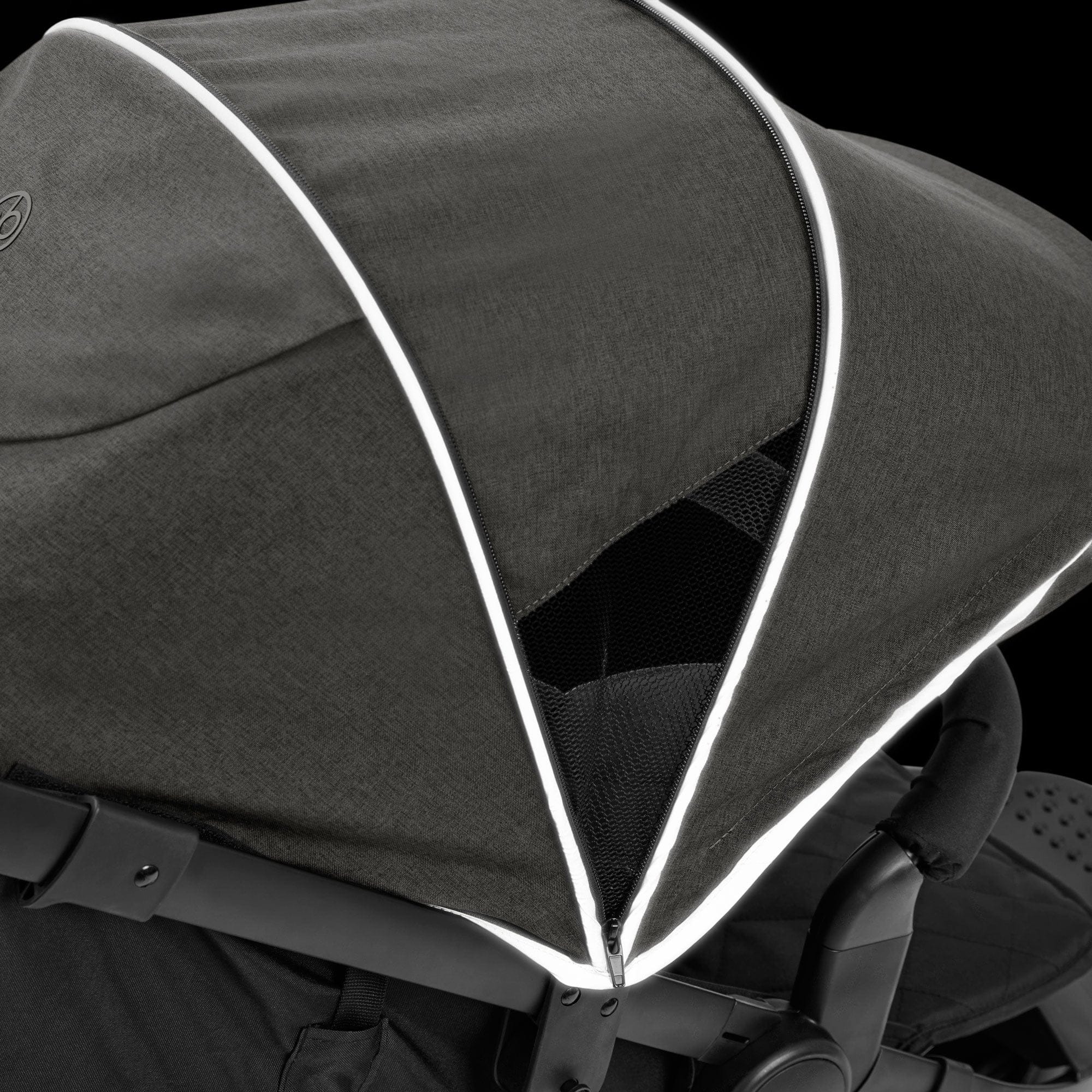 Ickle Bubba 3 wheel pushchairs Ickle Bubba Venus Jogger Pro Prime Stroller - Charcoal Grey 18-005-300-148