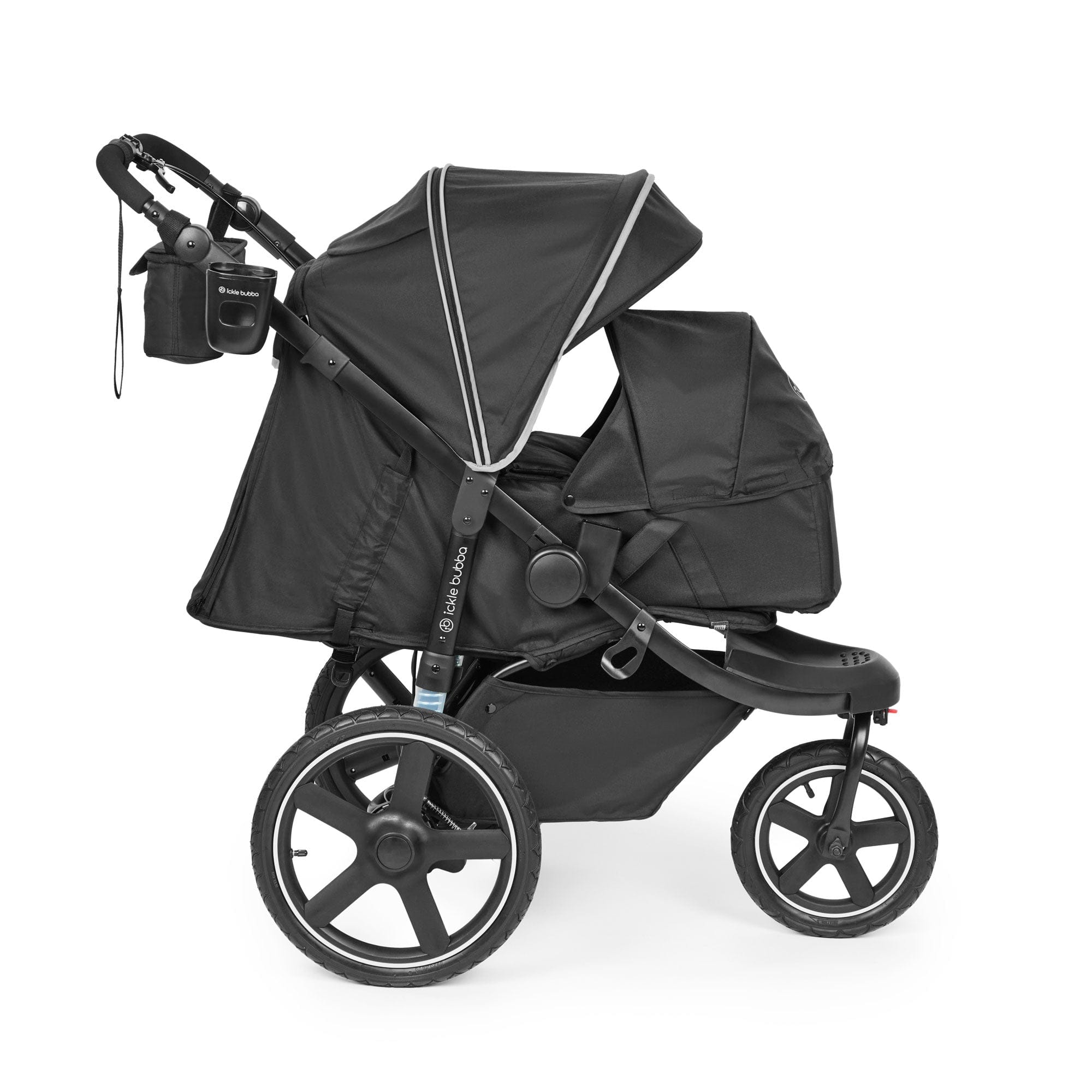 Ickle Bubba 3 wheel pushchairs Ickle Bubba Venus Jogger Pro Prime Stroller - Midnight 18-005-300-038