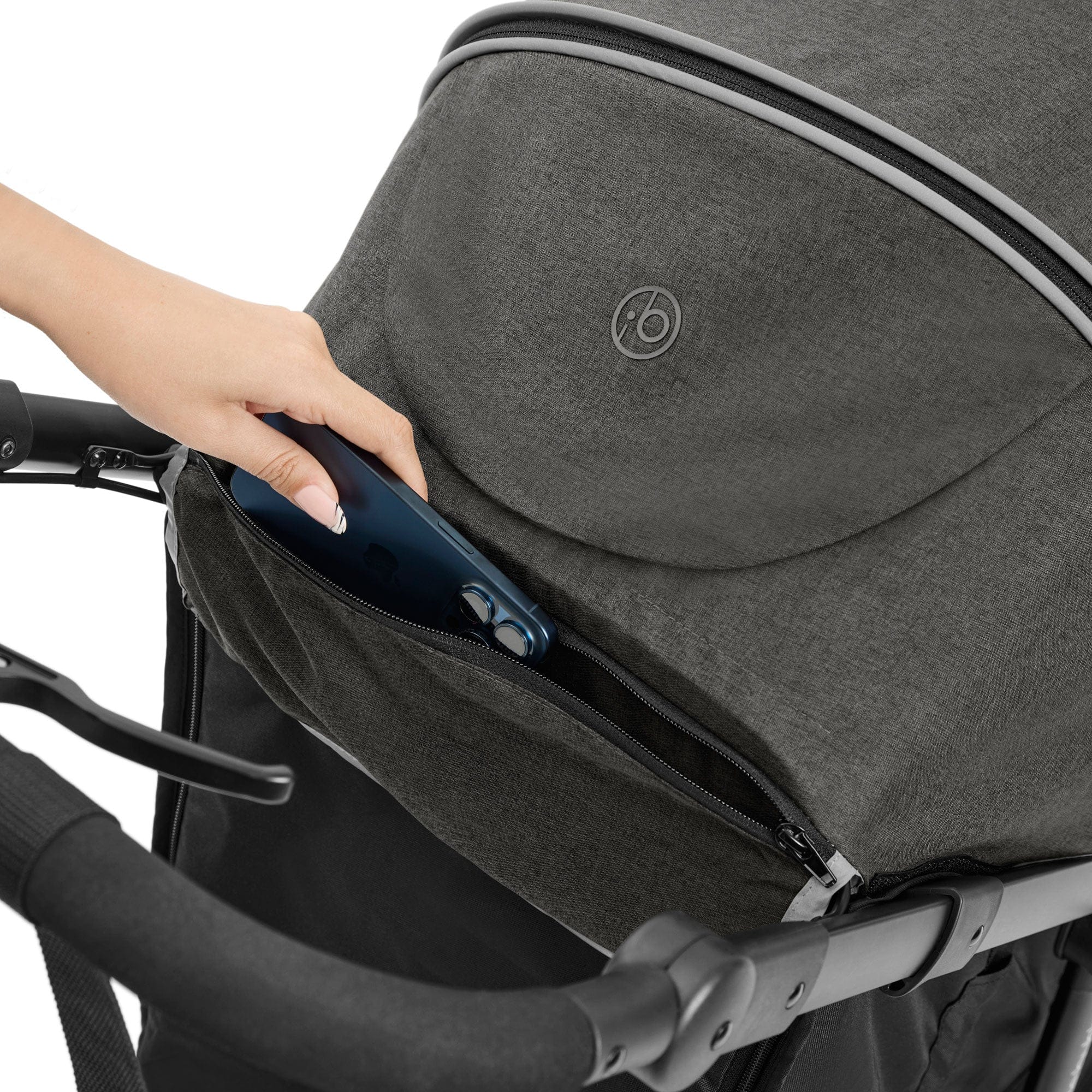 Ickle Bubba 3 wheel pushchairs Ickle Bubba Venus Jogger Pro Stroller - Charcoal 18-005-100-148