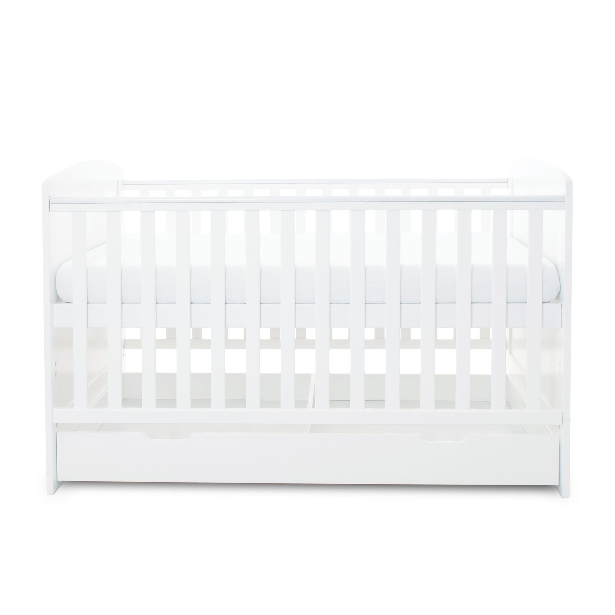 Ickle Bubba baby cot beds Ickle Bubba Coleby Classic 2 Piece Furniture Set with Under Drawer White