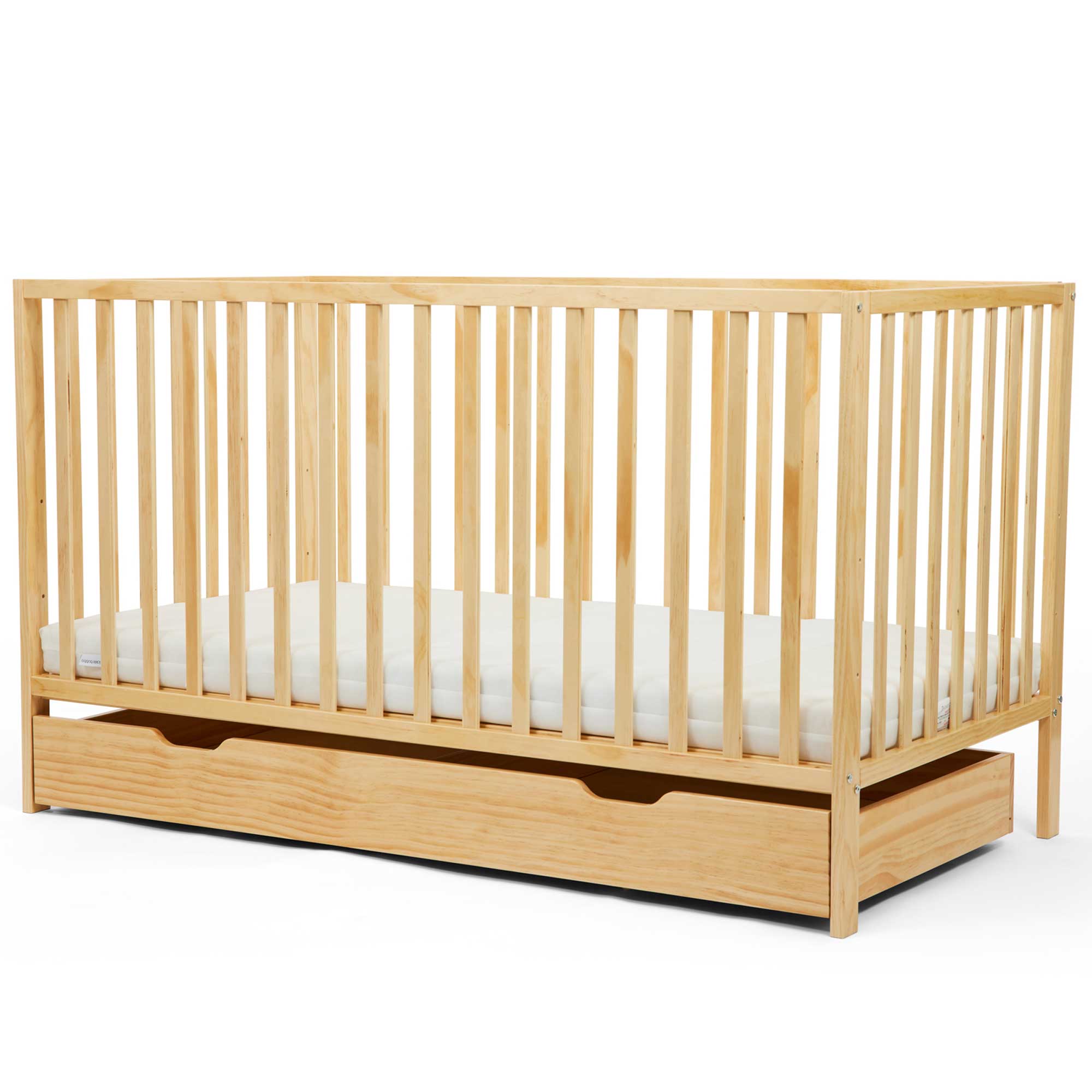Ickle Bubba baby cots Ickle Bubba Hartley Classic Cot & Under Drawer - Pine 41-002-DRA-803