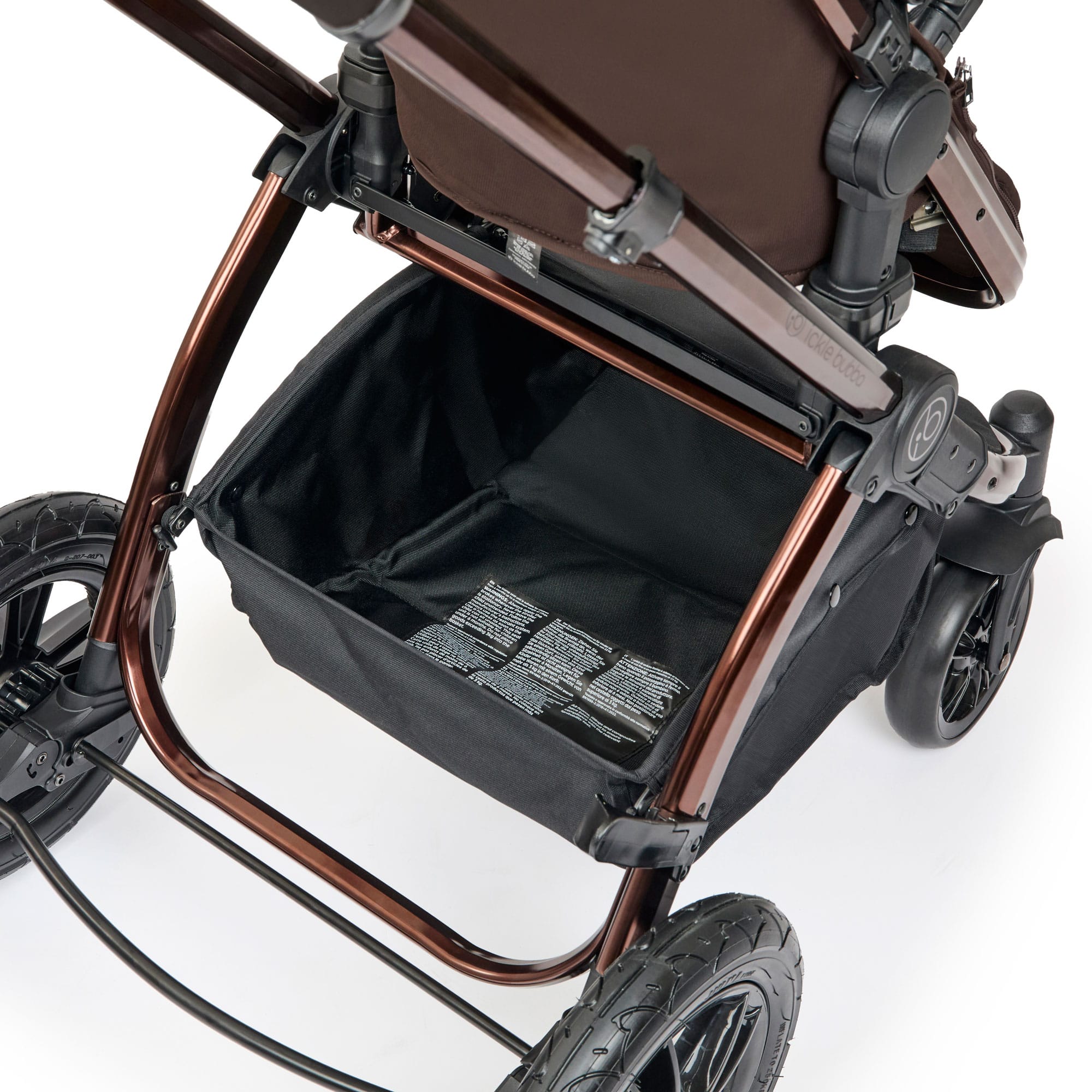 Ickle Bubba baby prams Ickle Bubba Stomp Luxe Elements Edition 12 Piece Pram - Chestnut 10-014-000-169