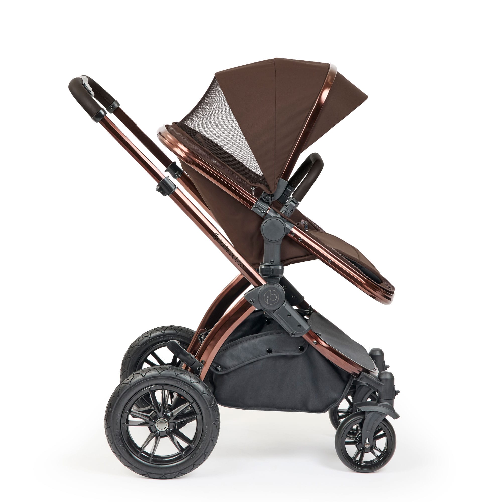 Ickle Bubba baby prams Ickle Bubba Stomp Luxe Elements Edition 12 Piece Pram - Chestnut 10-014-000-169