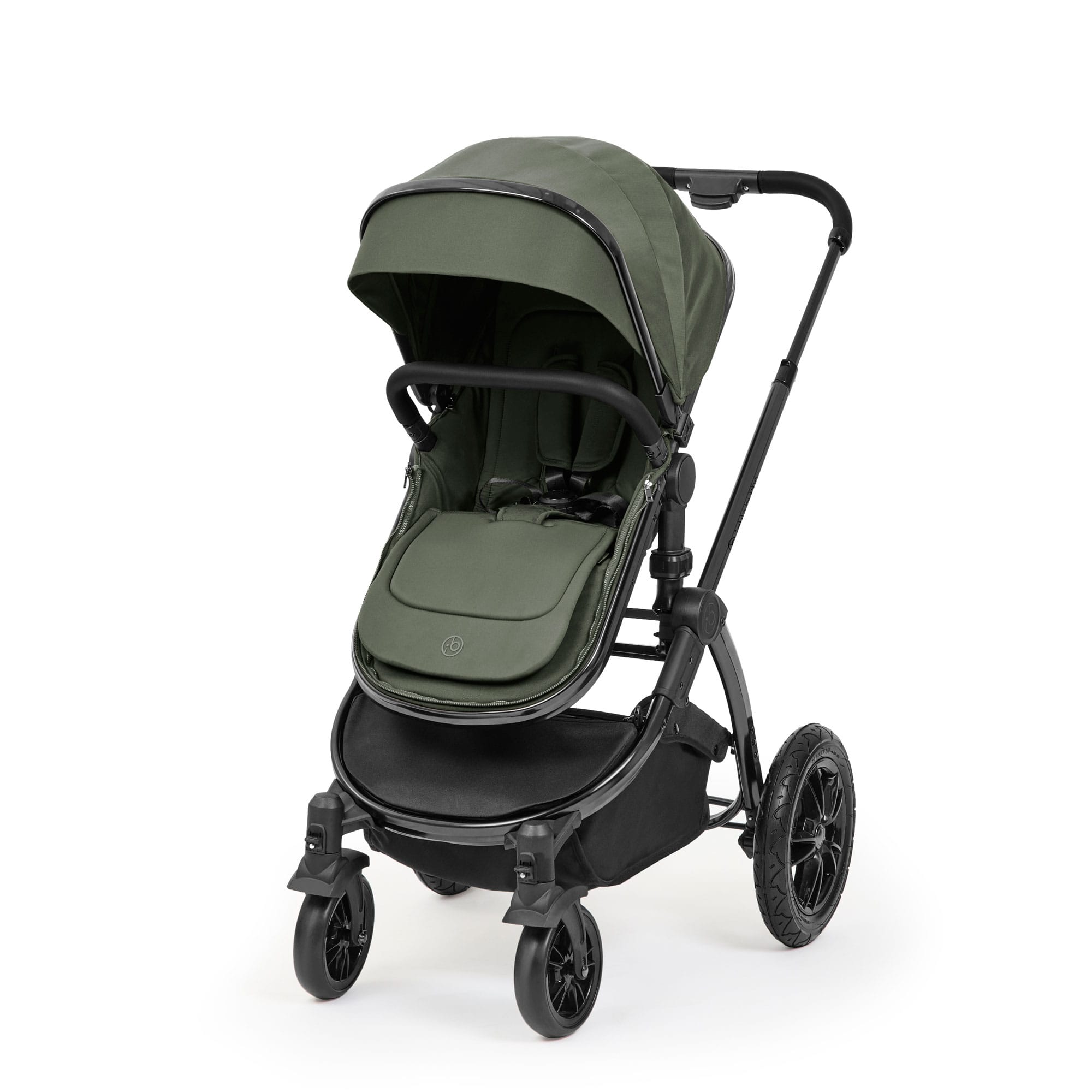 Ickle Bubba baby prams Ickle Bubba Stomp Luxe Elements Edition 12 Piece Pram - Forest 10-014-000-170