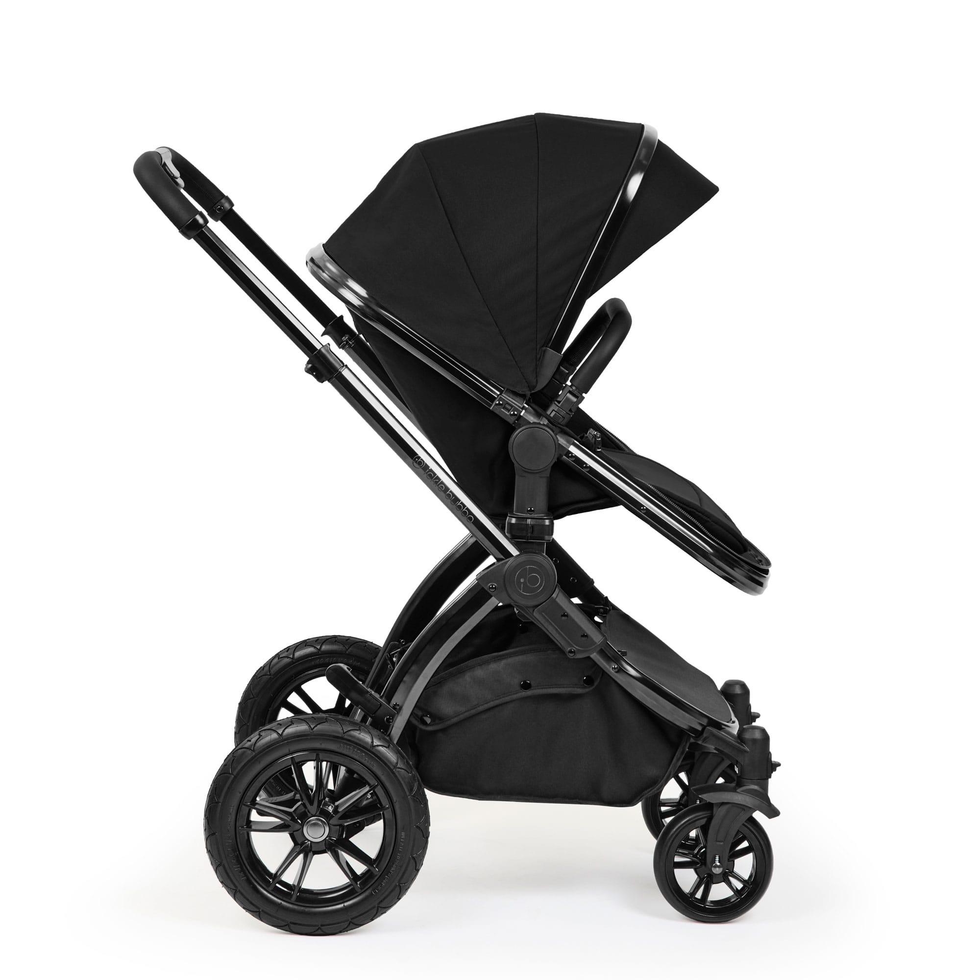 Ickle Bubba baby prams Ickle Bubba Stomp Luxe Elements Edition 12 Piece Pram - Raven 10-014-000-168