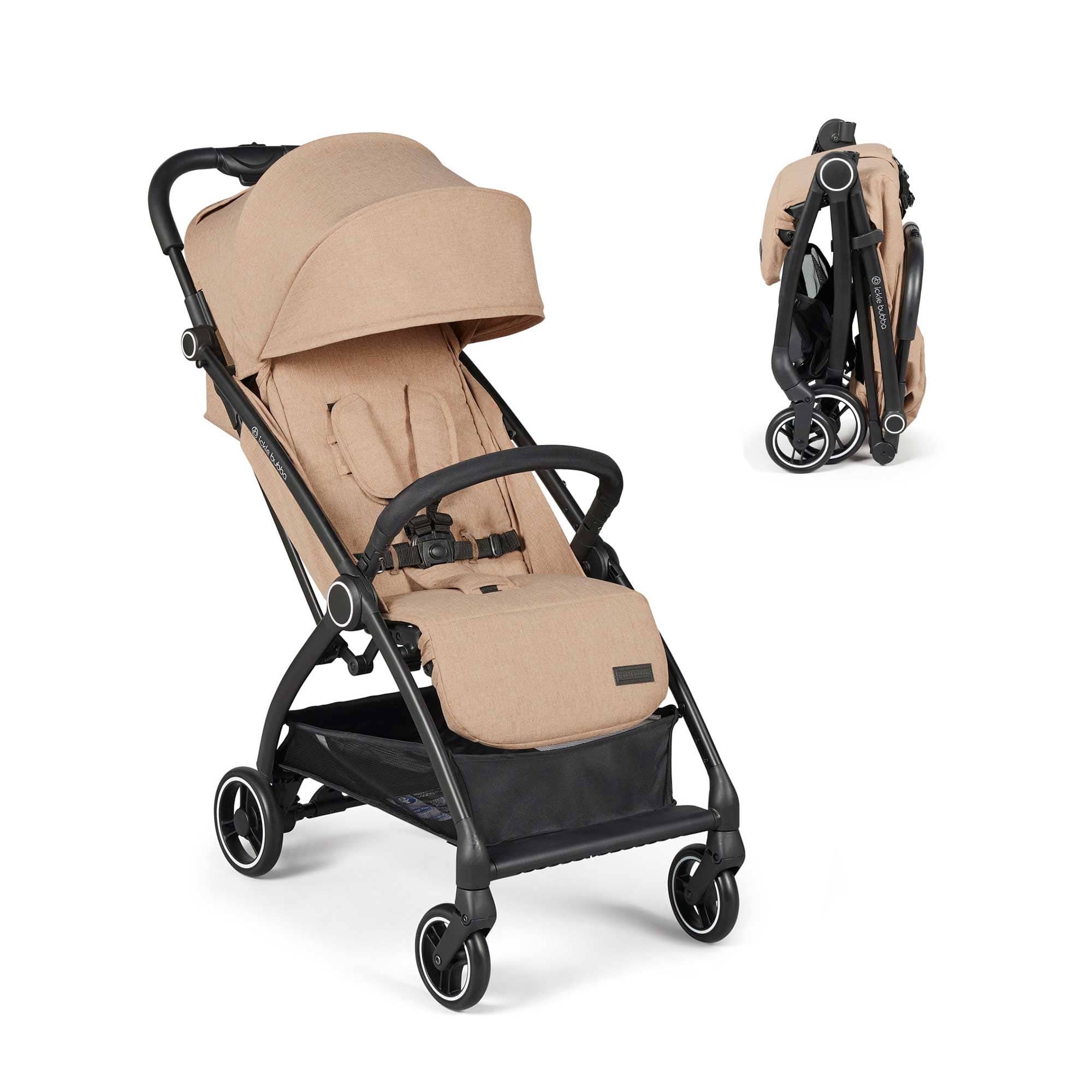 Ickle Bubba baby pushchairs Ickle Bubba Aries Autofold Stroller - Biscuit 15-005-100-157