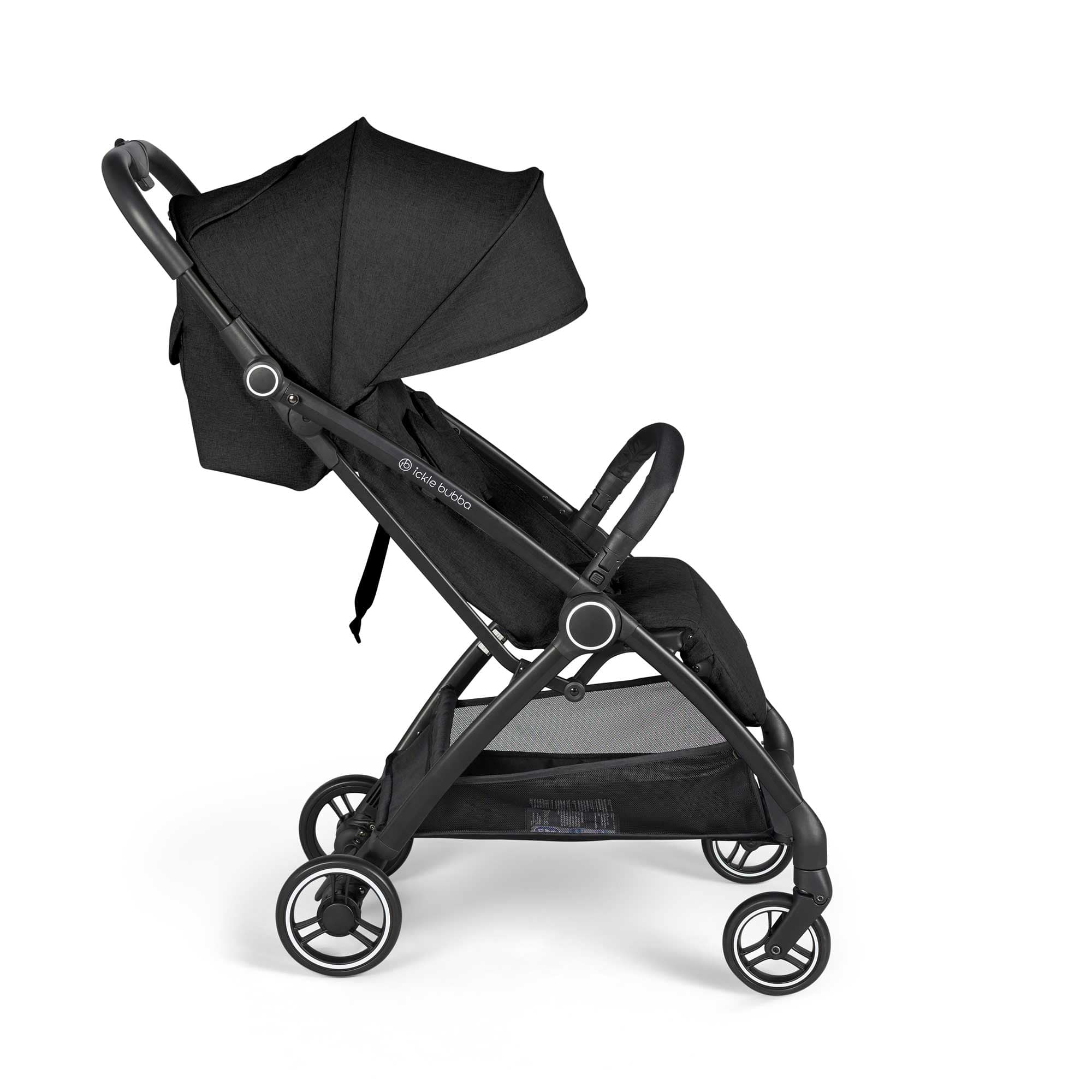Ickle Bubba baby pushchairs Ickle Bubba Aries Autofold Stroller - Black 15-005-100-001