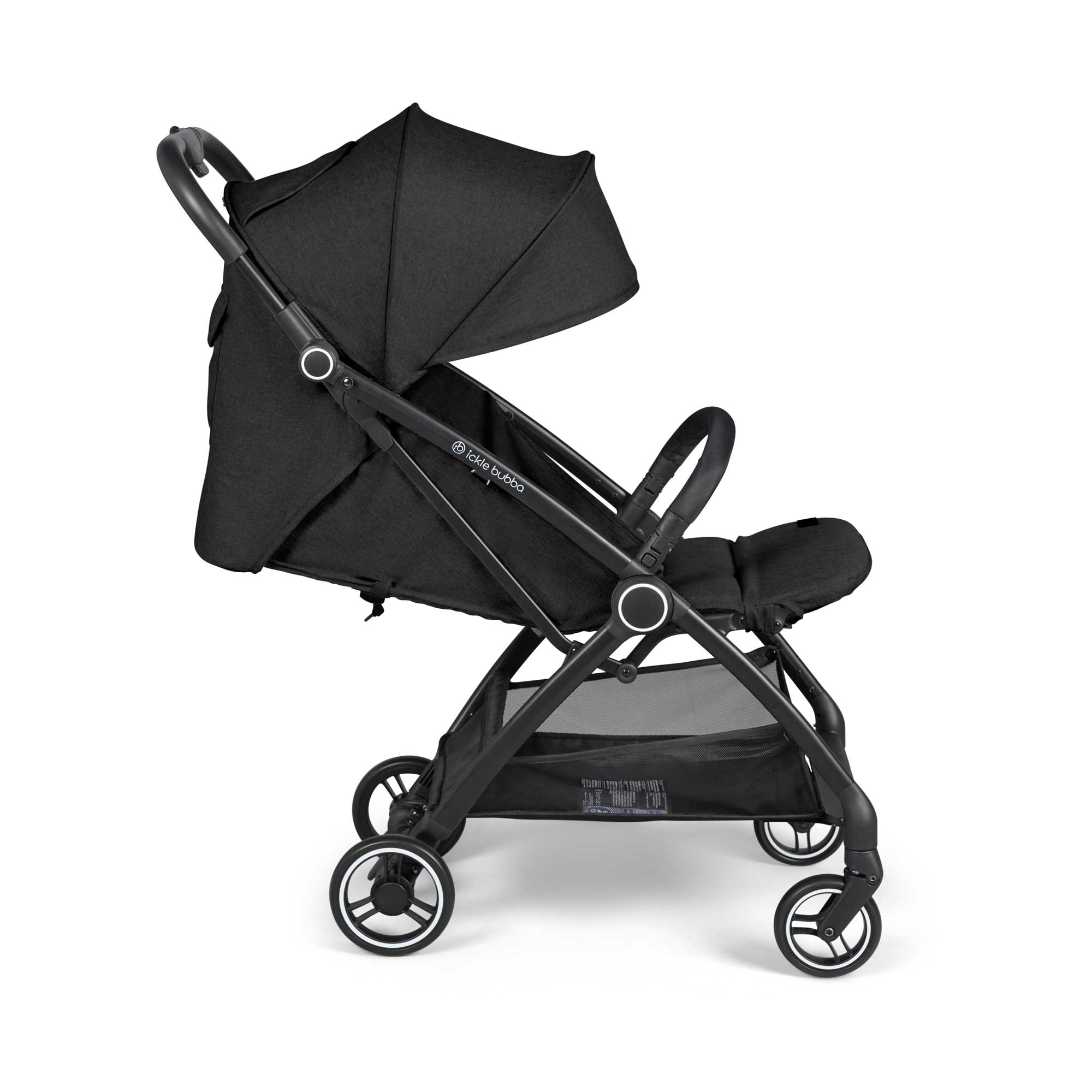 Ickle Bubba baby pushchairs Ickle Bubba Aries Autofold Stroller - Black 15-005-100-001