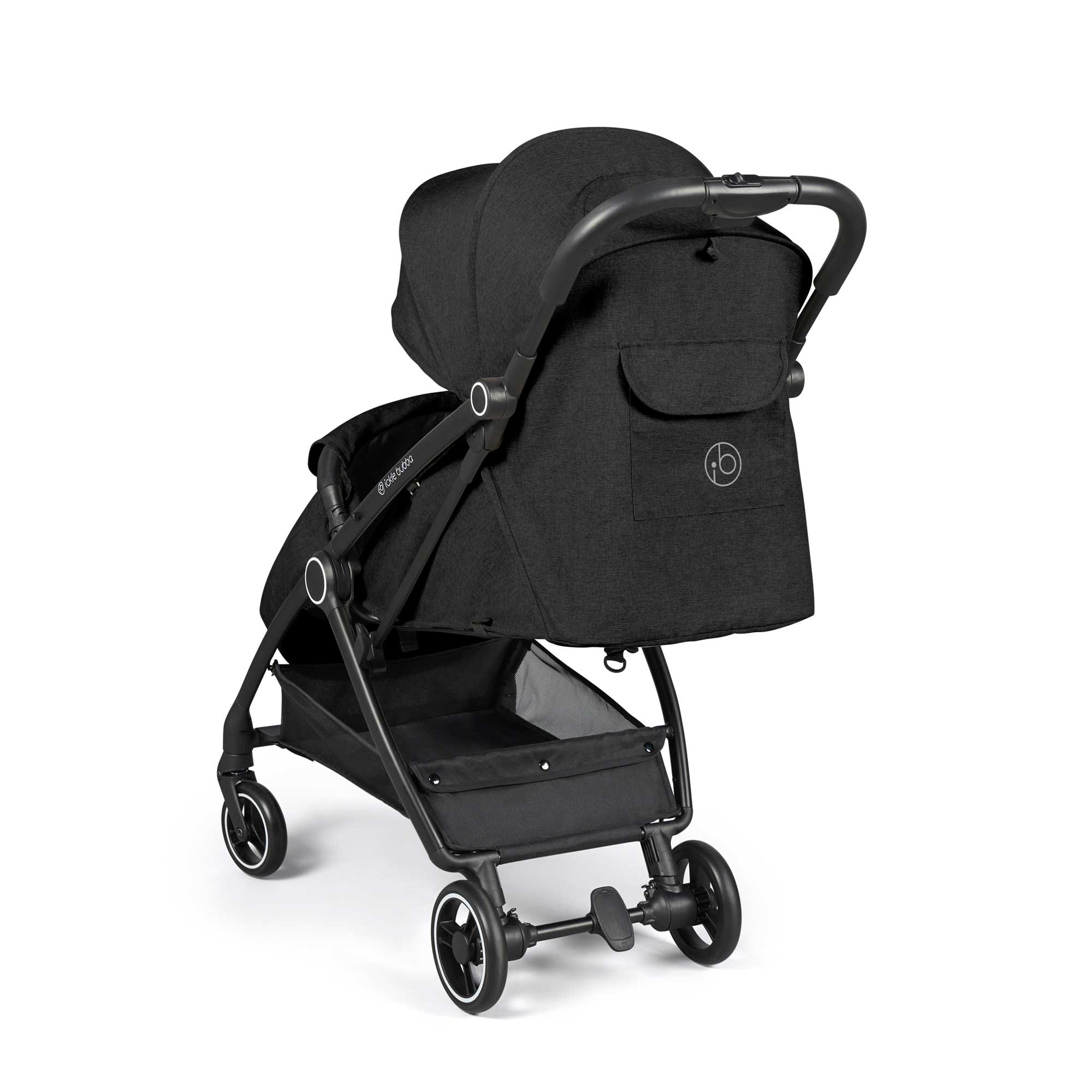 Ickle Bubba baby pushchairs Ickle Bubba Aries Autofold Stroller - Black 15-005-100-001