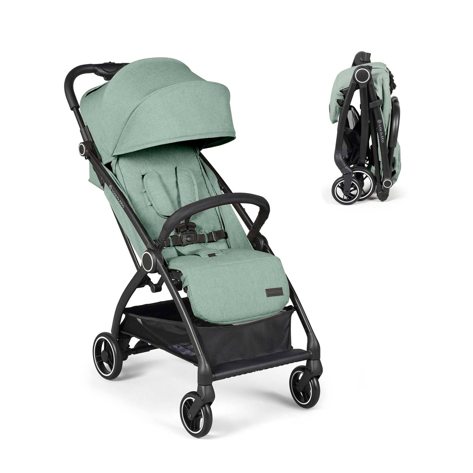 Ickle Bubba baby pushchairs Ickle Bubba Aries Autofold Stroller - Sage Green 15-005-100-152