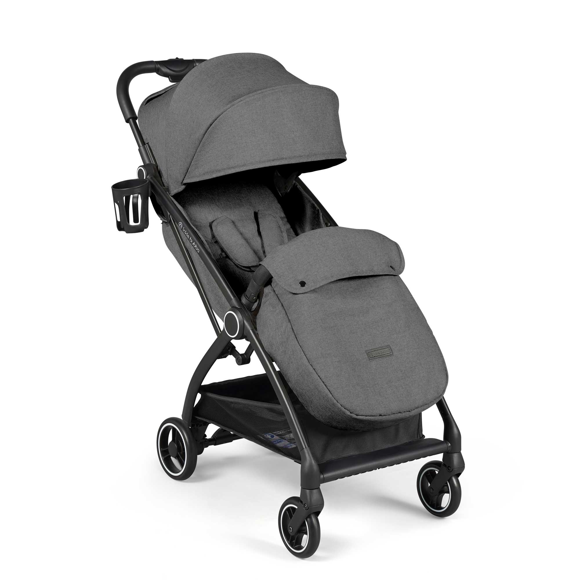 Ickle Bubba baby pushchairs Ickle Bubba Aries Max Autofold Stroller - Graphite Grey 15-005-200-068