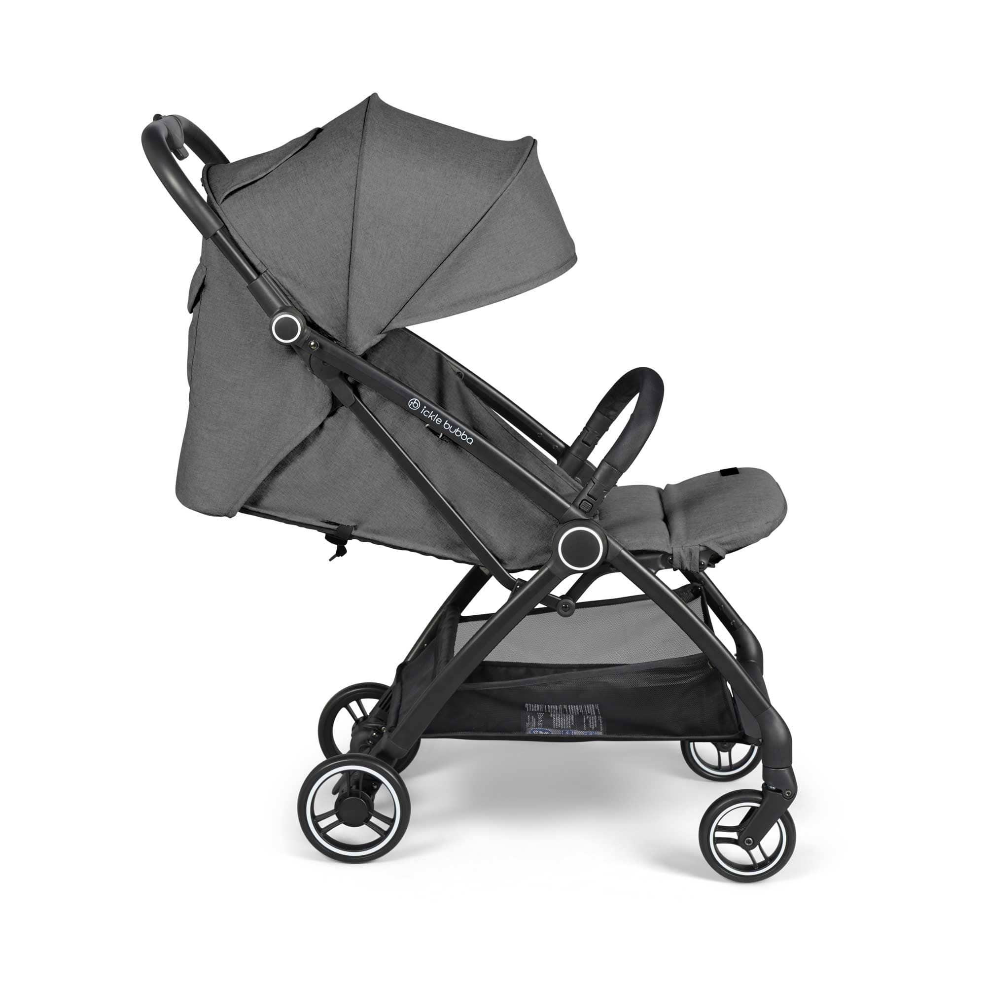 Ickle Bubba baby pushchairs Ickle Bubba Aries Max Autofold Stroller - Graphite Grey 15-005-200-068
