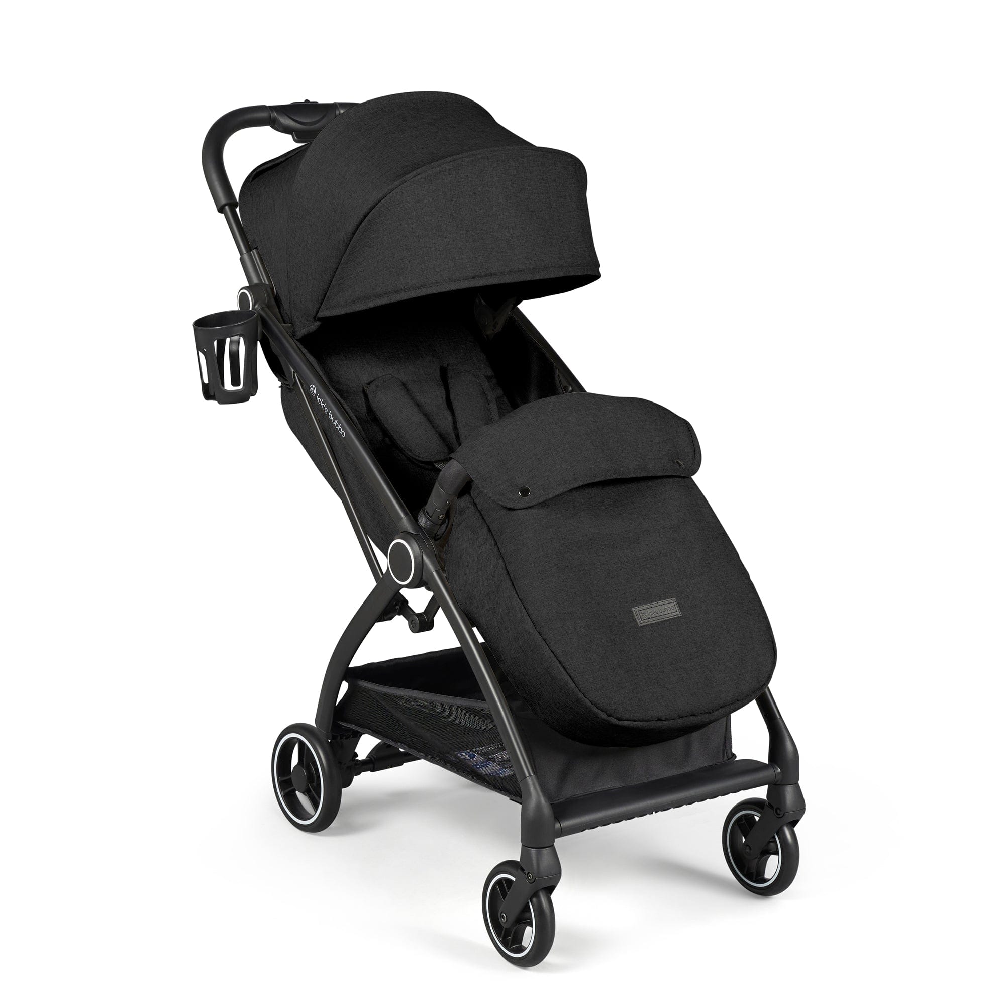 Ickle Bubba baby pushchairs Ickle Bubba Aries Max Autofold Stroller - Black 15-005-200-001