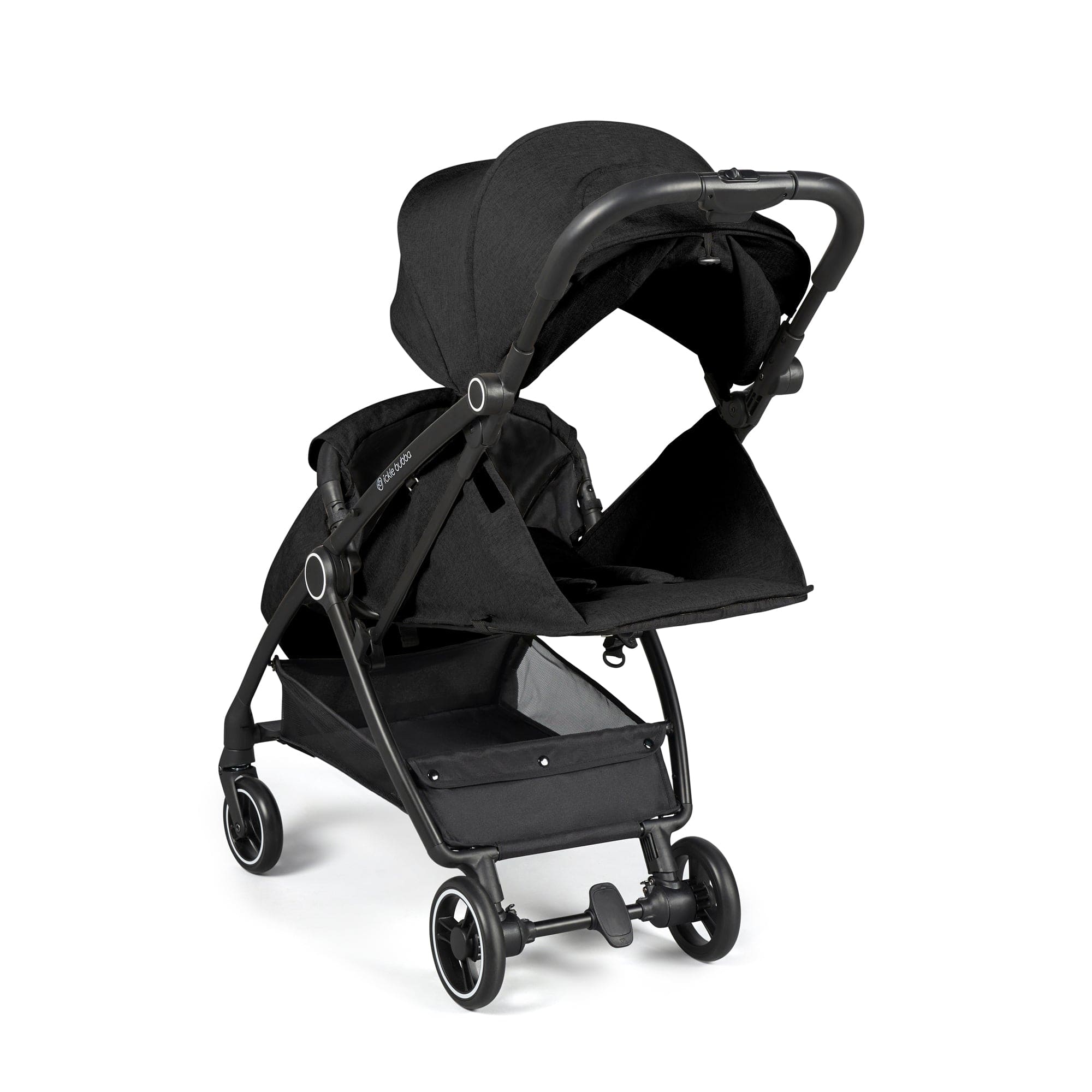 Ickle Bubba baby pushchairs Ickle Bubba Aries Max Autofold Stroller - Black 15-005-200-001