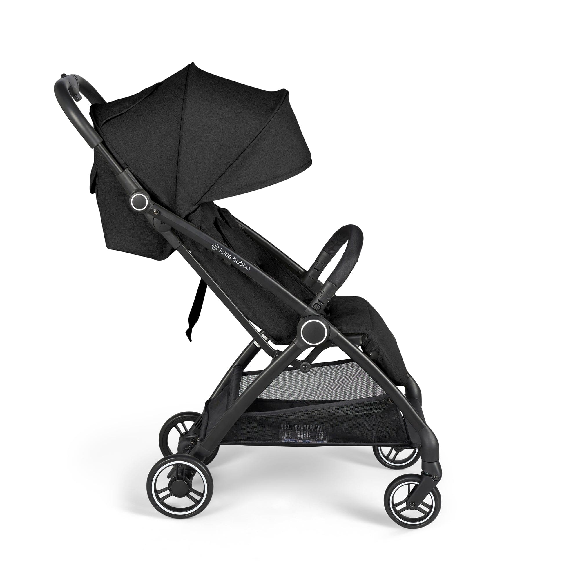 Ickle Bubba baby pushchairs Ickle Bubba Aries Max Autofold Stroller - Black 15-005-200-001