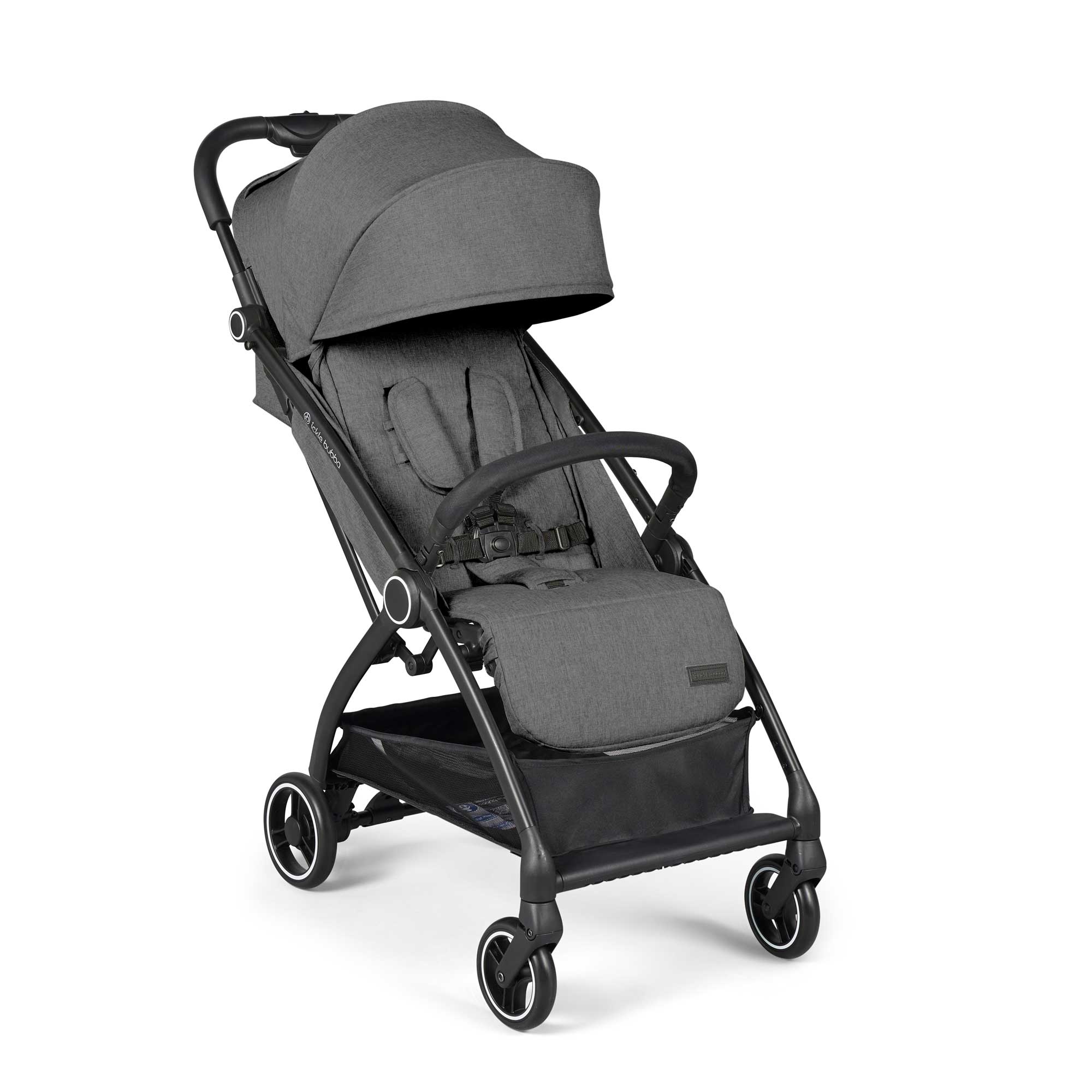 Ickle Bubba baby pushchairs Ickle Bubba Aries Prime Autofold Stroller - Graphite Grey 15-005-300-068
