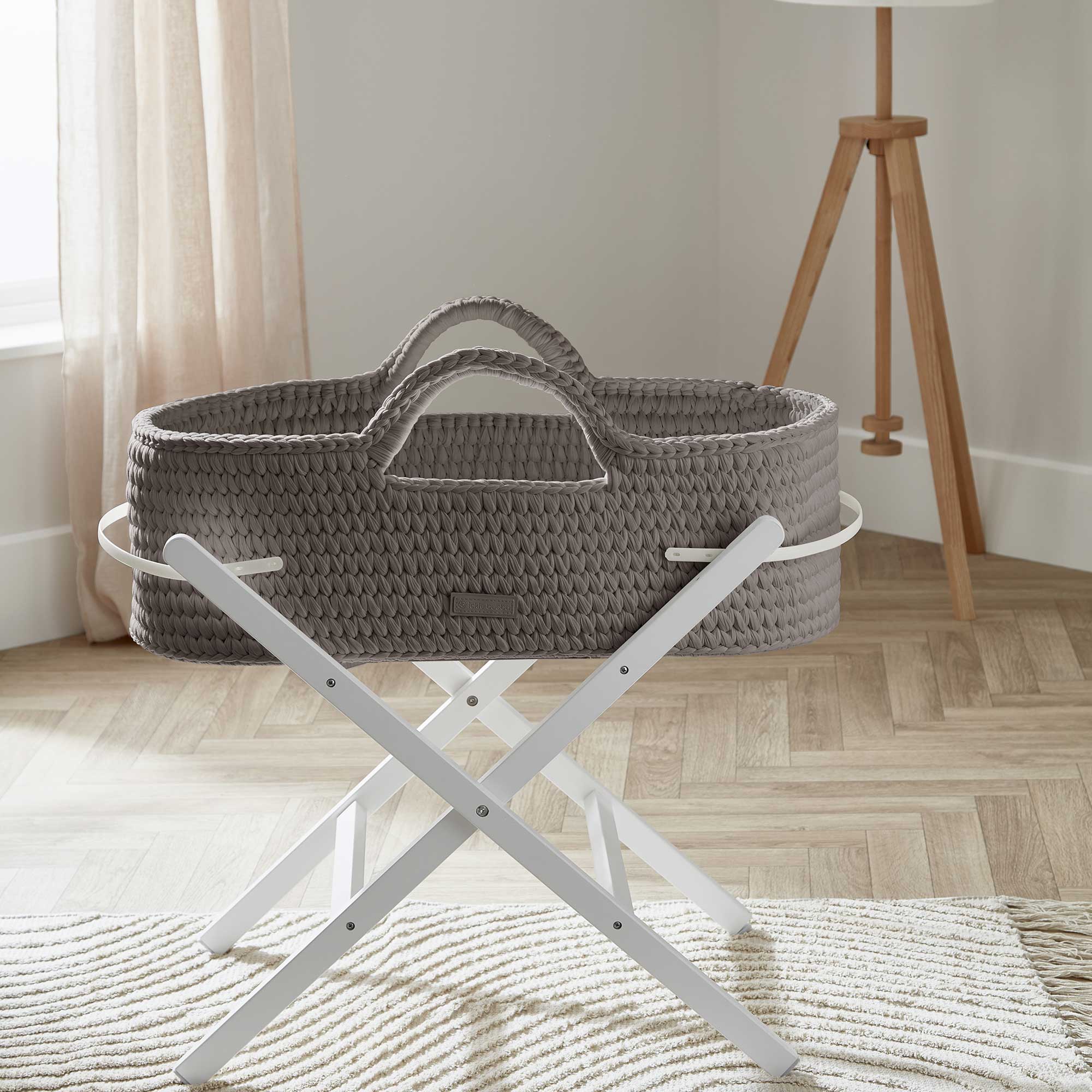 Ickle Bubba moses baskets Nova Moses Basket & Stand - Tawny/White 67-003-000-818