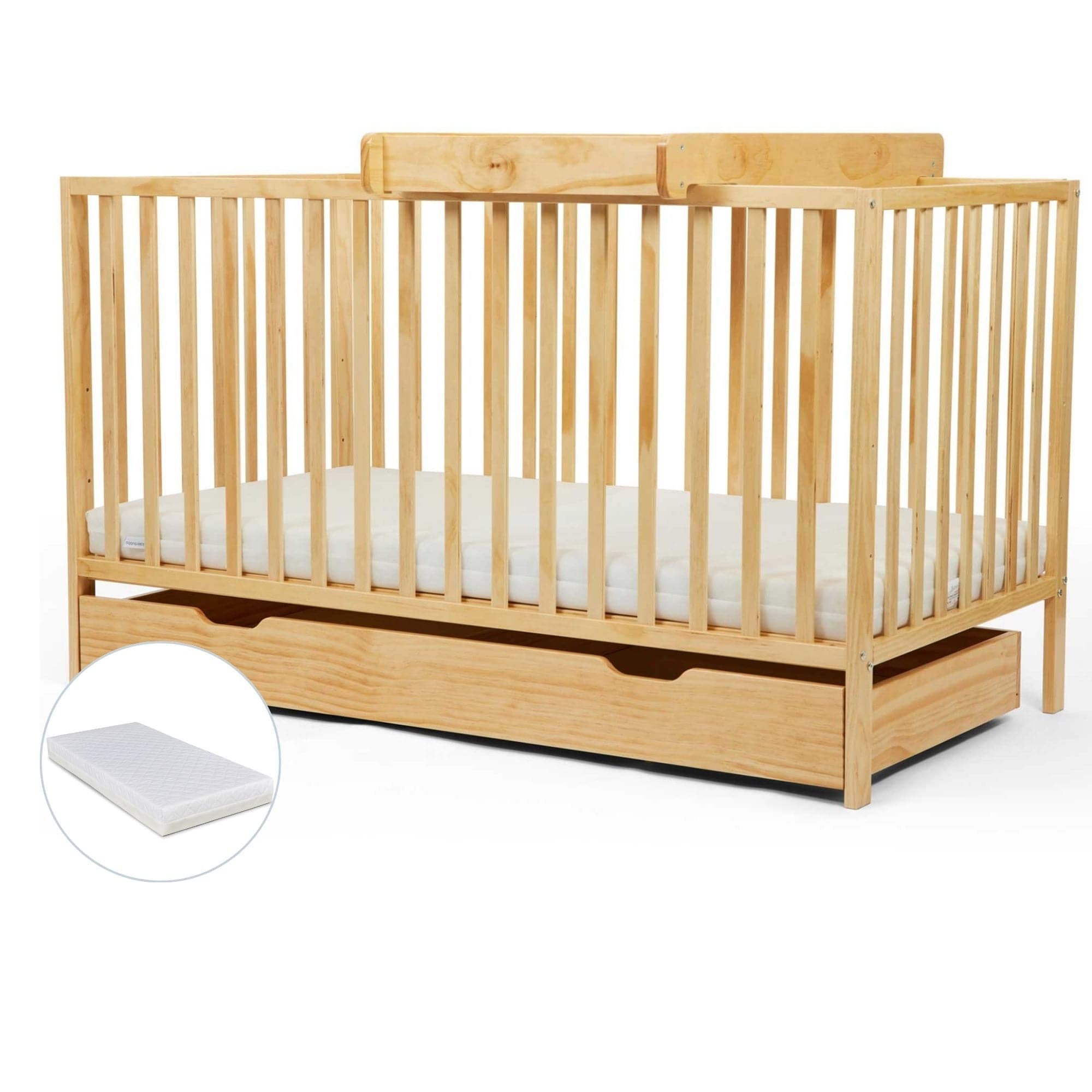 Ickle Bubba nursery room sets Ickle Bubba Hartley Classic 2 Piece Furniture Set - Pine 65-002-D2AS-803