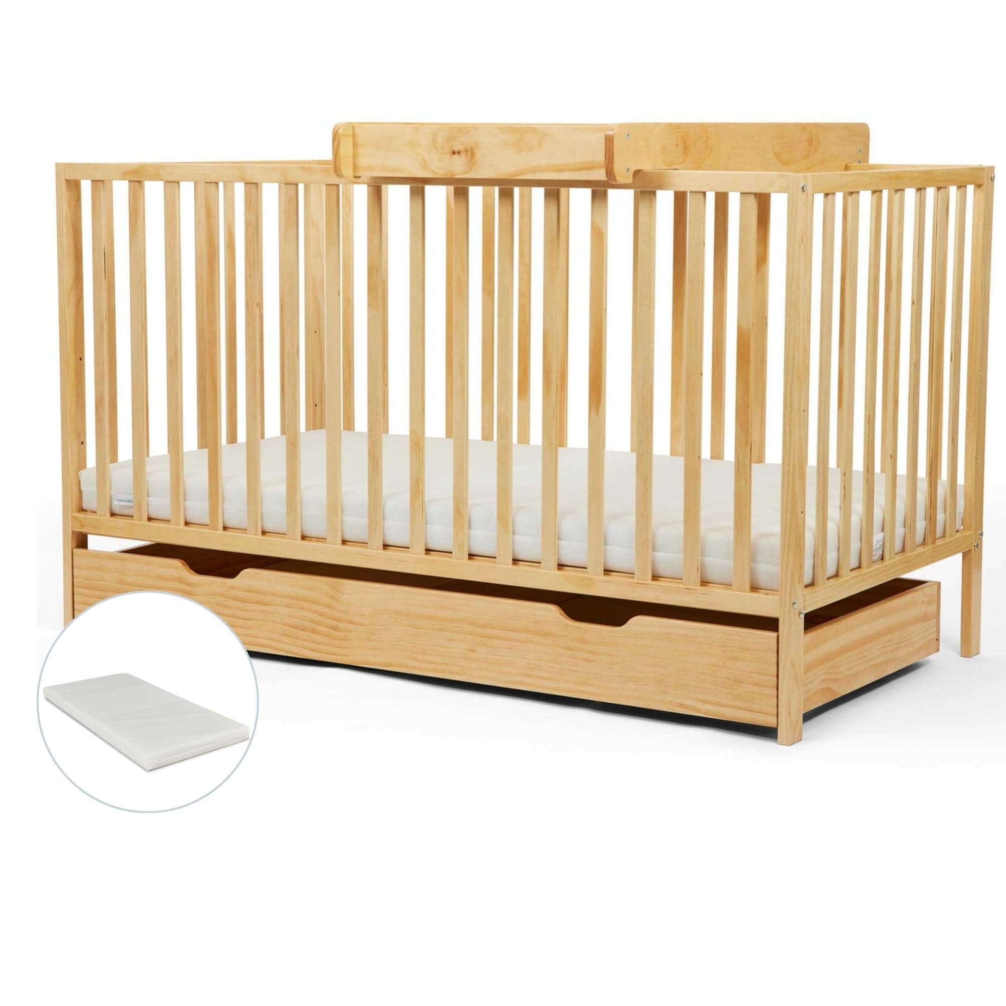 Ickle Bubba nursery room sets Ickle Bubba Hartley Classic 2 Piece Furniture Set - Pine 65-002-D2B-803