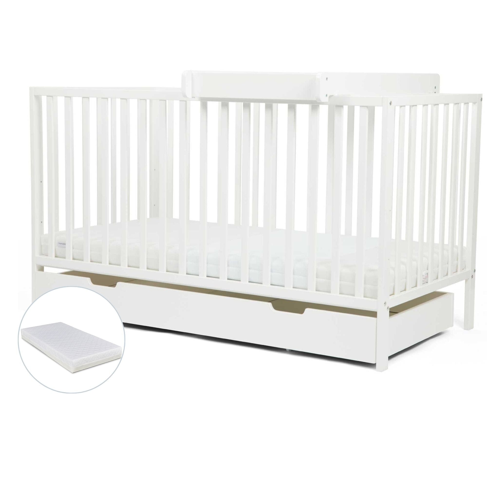 Ickle Bubba nursery room sets Ickle Bubba Hartley Classic 2 Piece Furniture Set - White 65-002-D2AS-801