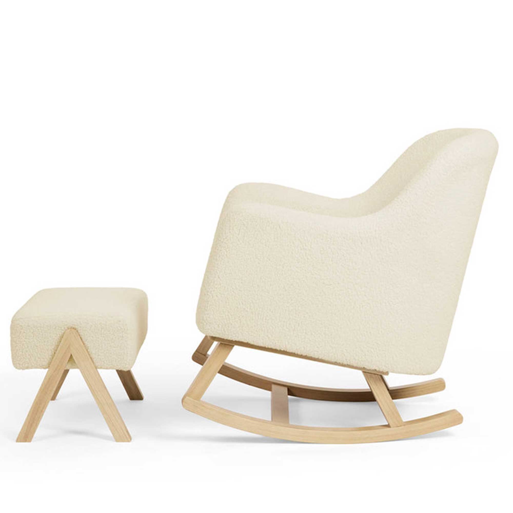 Ickle Bubba nursing chairs Ickle Bubba Roxby Nursery Chair and Stool - Cloud 48-012-000-805