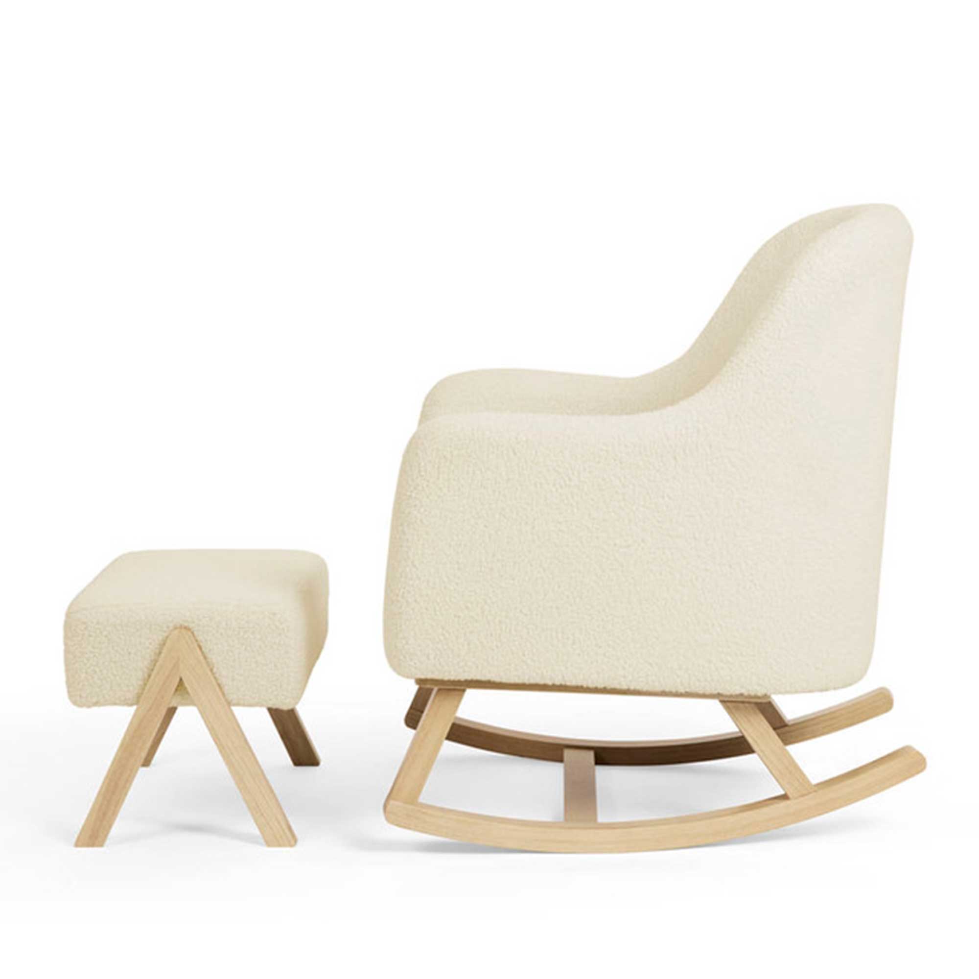 Ickle Bubba nursing chairs Ickle Bubba Roxby Nursery Chair and Stool - Cloud 48-012-000-805