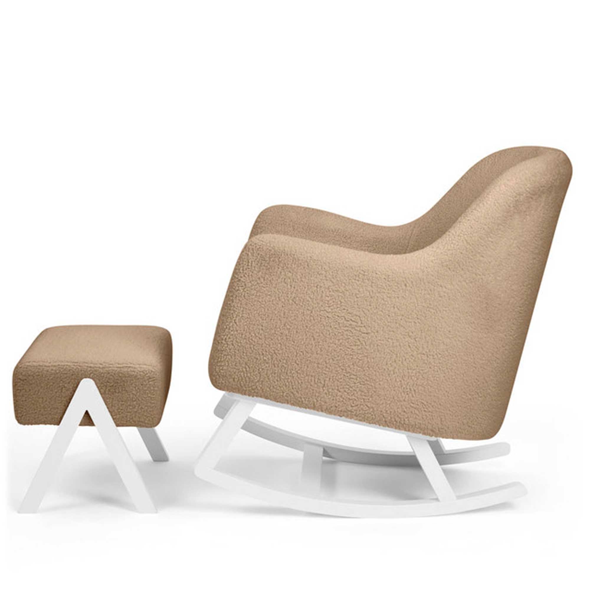 Ickle Bubba nursing chairs Ickle Bubba Roxby Nursery Chair and Stool - Mocha 48-012-000-806