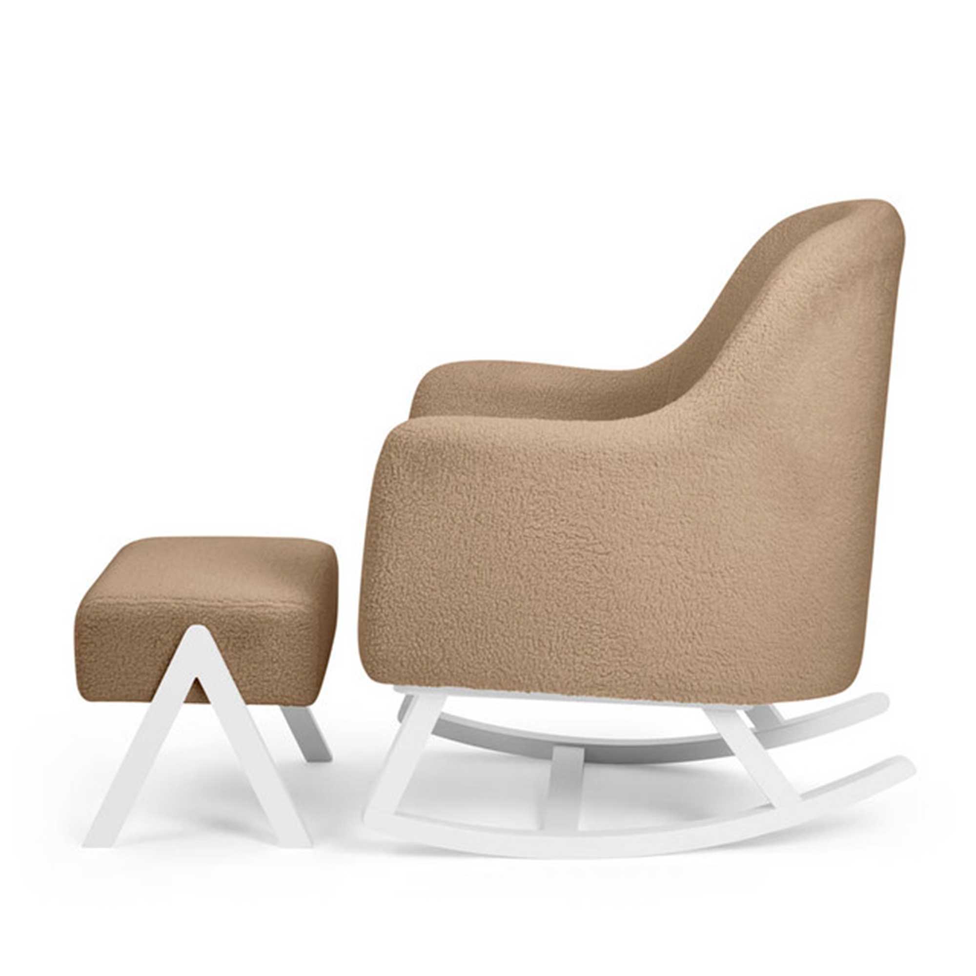 Ickle Bubba nursing chairs Ickle Bubba Roxby Nursery Chair and Stool - Mocha 48-012-000-806