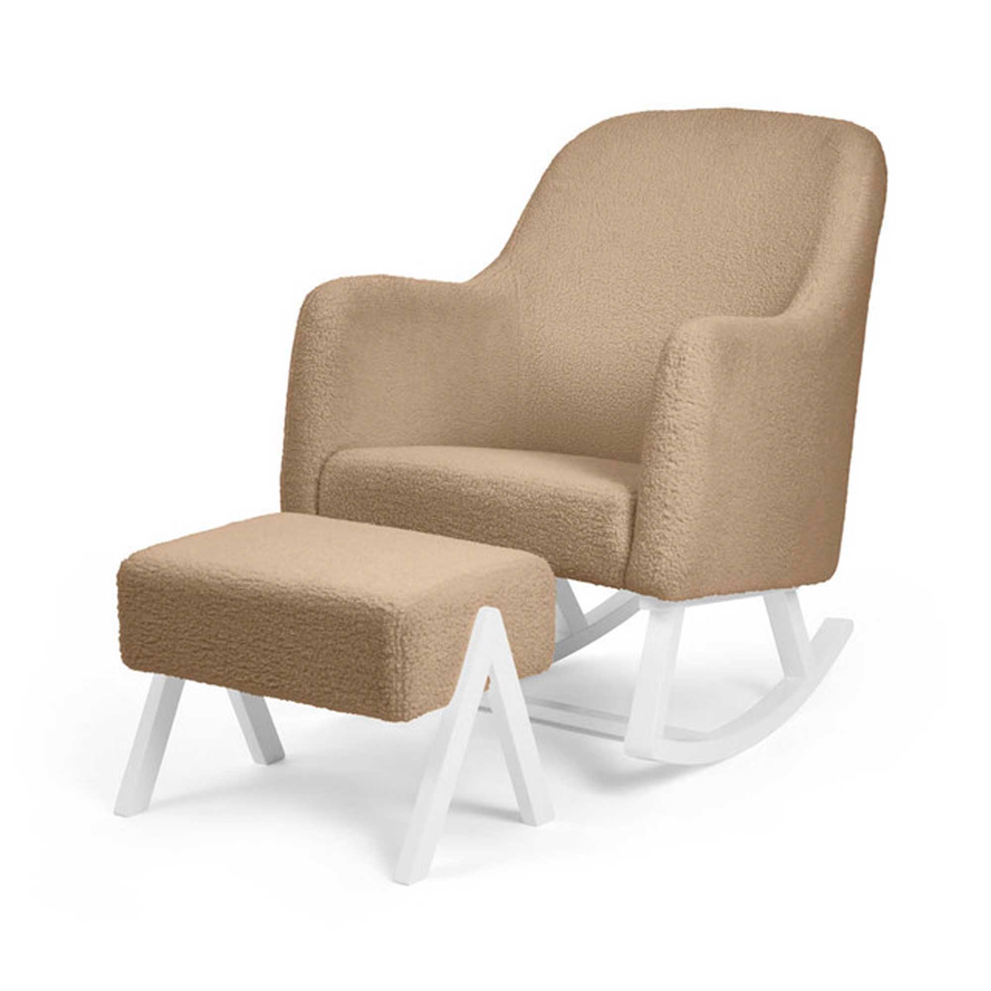 Ickle Bubba nursing chairs Ickle Bubba Roxby Nursery Chair and Stool - Mocha 48-012-000-806