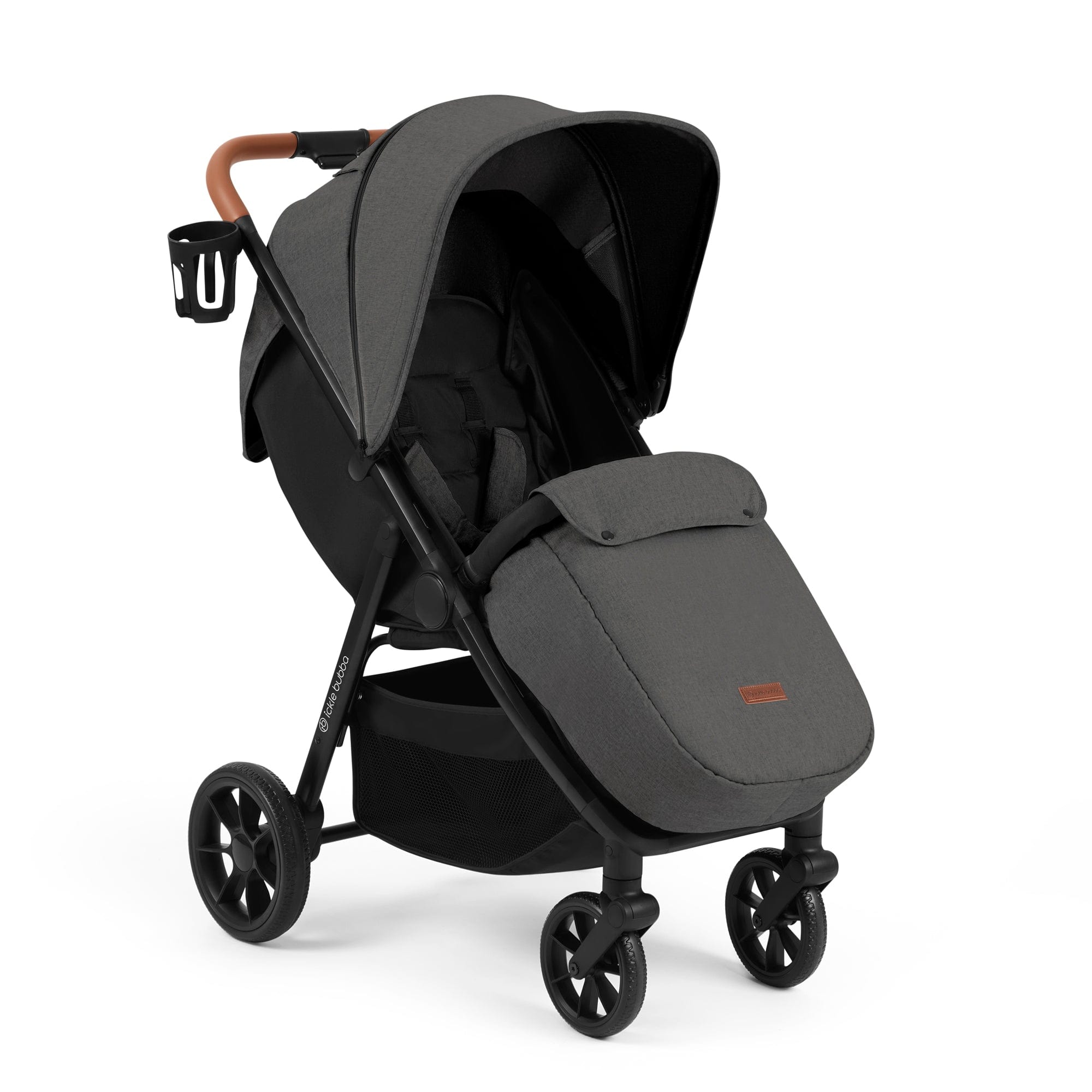 Ickle Bubba Pushchairs & Buggies STOMP STRIDE PRIME Pushchair (Charcoal Grey) 15-006-300-148