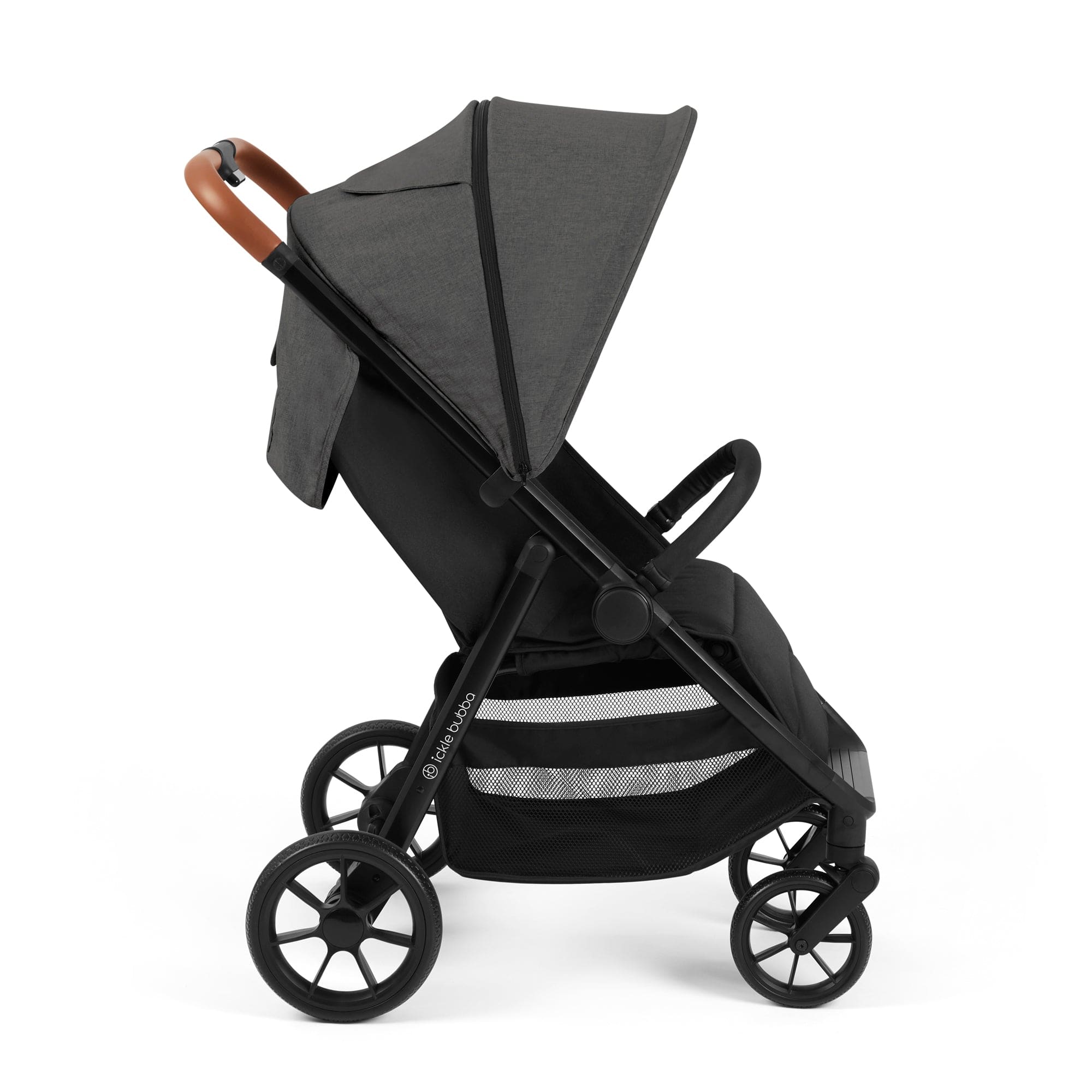 Ickle Bubba Pushchairs & Buggies STOMP STRIDE PRIME Pushchair (Charcoal Grey) 15-006-300-148