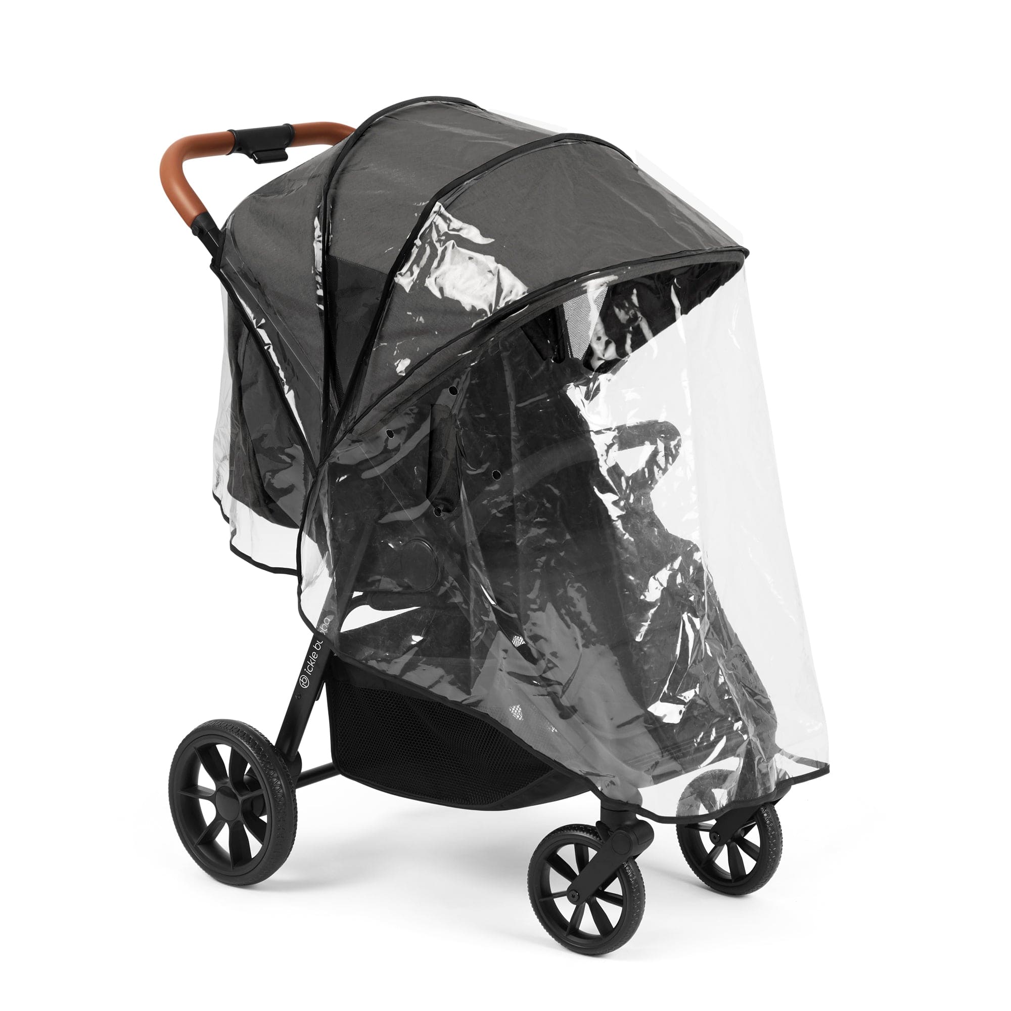 Ickle Bubba Pushchairs & Buggies STOMP STRIDE PRIME Pushchair (Charcoal Grey) 15-006-300-148