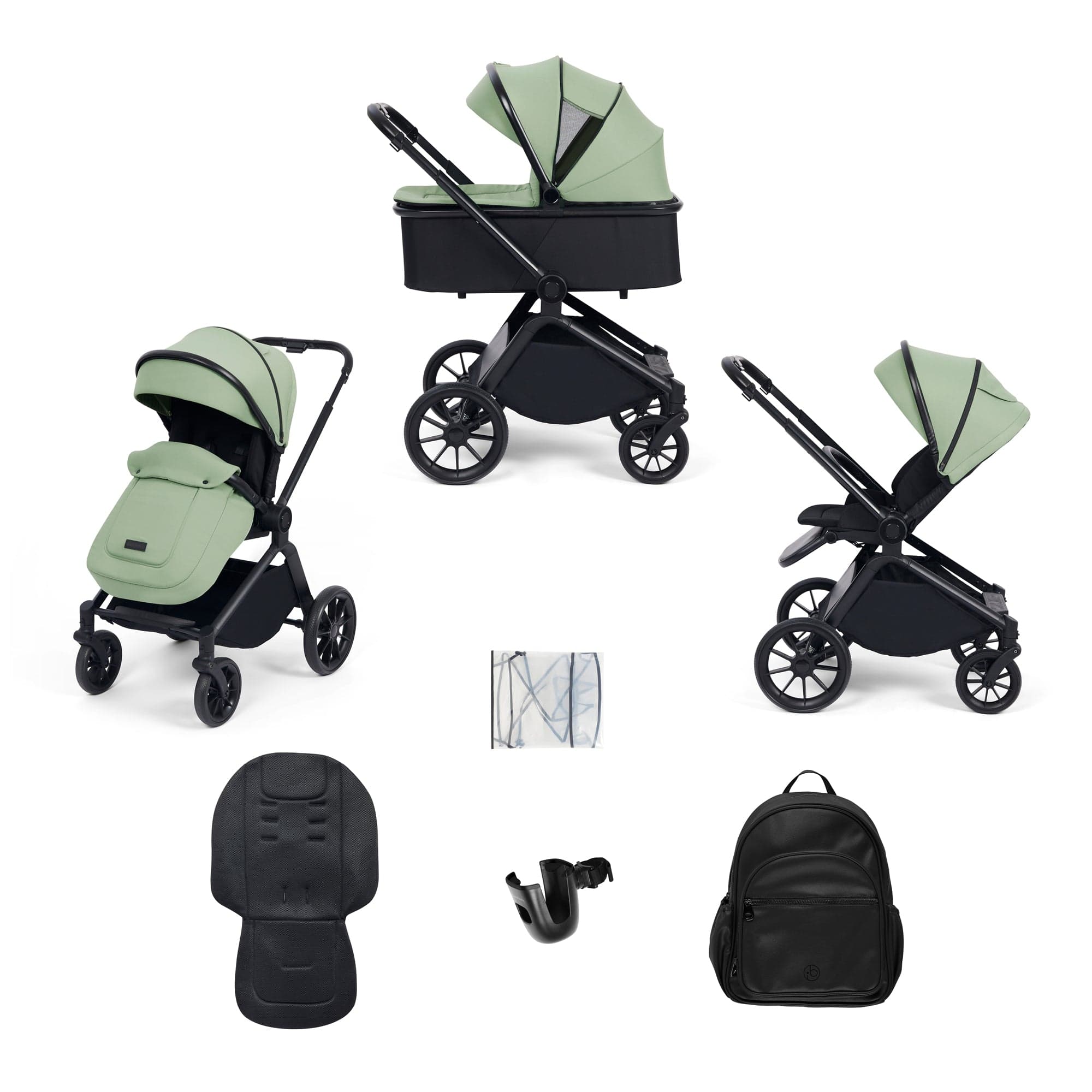 Ickle Bubba Pushchairs & Buggies ALTIMA 2 IN 1 - SAGE GREEN