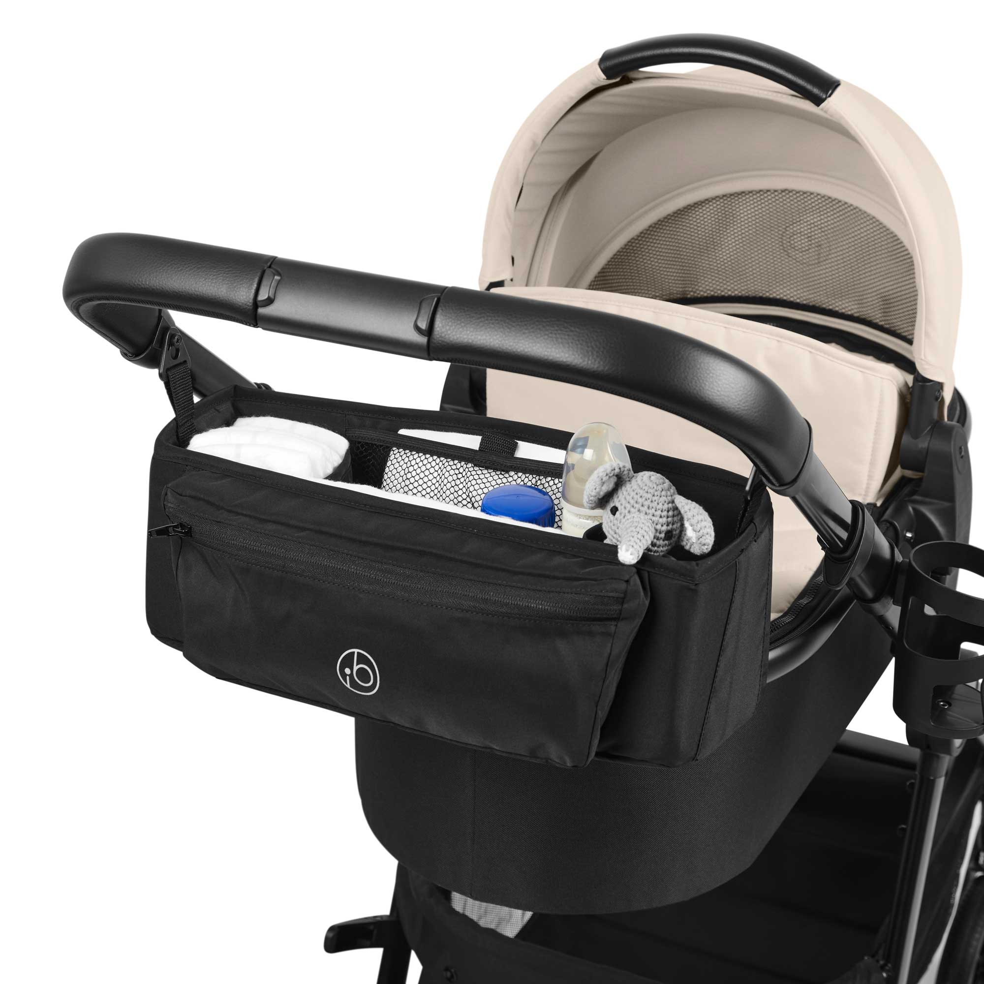 Ickle Bubba pushchairs & buggies Ickle Bubba Virgo 2 in 1  Pushchair - Black/Stone/Black 12-001-000-163