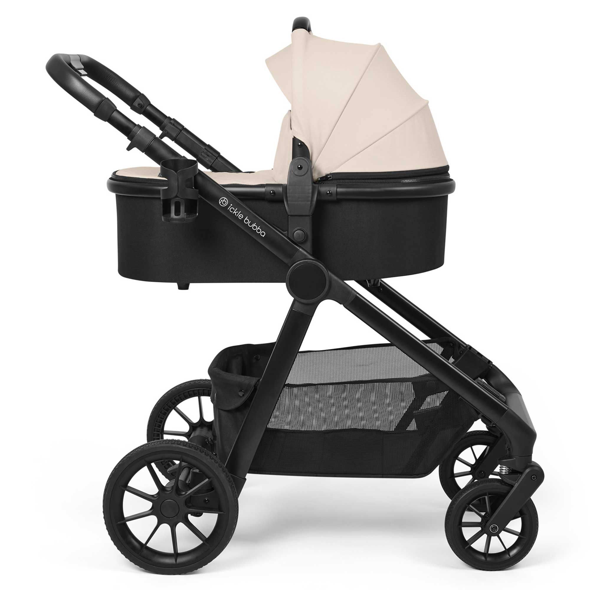 Ickle Bubba pushchairs & buggies Ickle Bubba Virgo 2 in 1  Pushchair - Black/Stone/Black 12-001-000-163