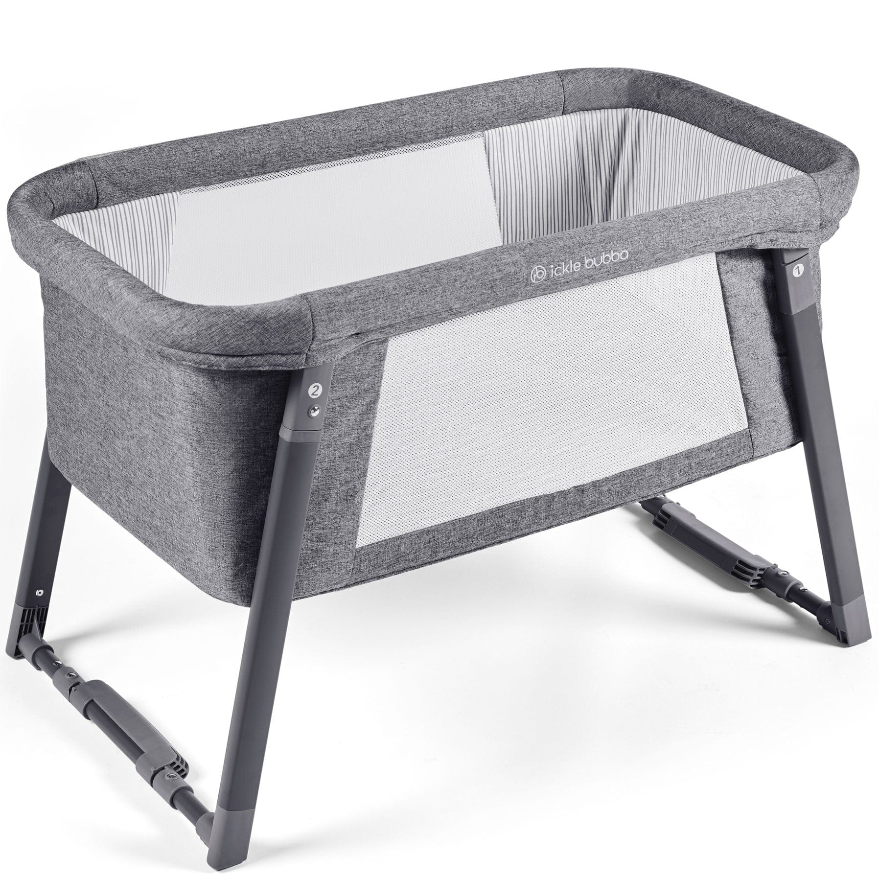 Ickle Bubba rocking bouncing cradles Ickle Bubba Mini Rocker Crib - Space Grey 40-004-000-860