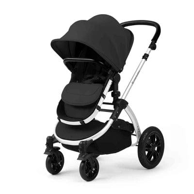 Ickle Bubba travel systems Ickle Bubba Stomp Luxe 12 Piece Travel System with i-Size Nimbus Car Seat & Spin Isofix Base - Charcoal Grey